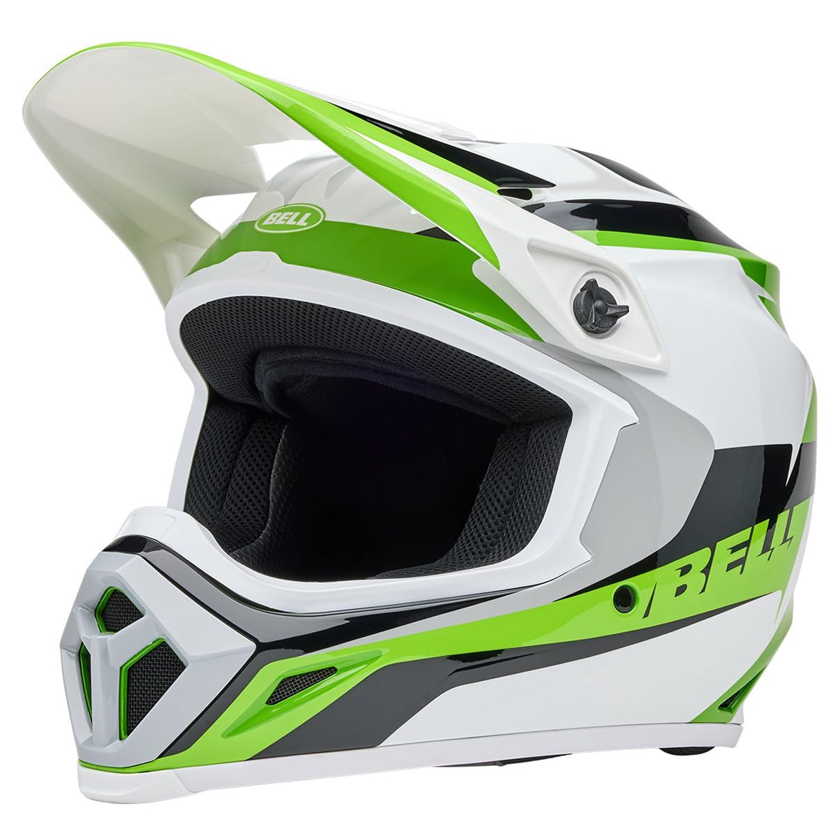 BELL MX-9 MIPS Dirt Helmet (Gloss Rift Green/White - 2X-Large)