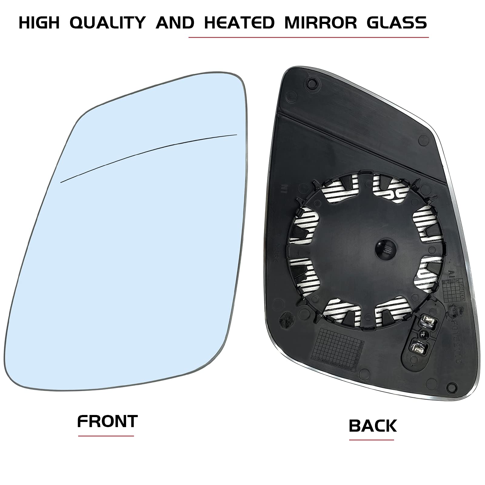 Passenger Right Side Mirror Replacement for BMW 228i 320i 328i 330i 335i 428i 430i 435i 440i 535i 550i 640i i3 M2 M3 M4 M5 M6 X1