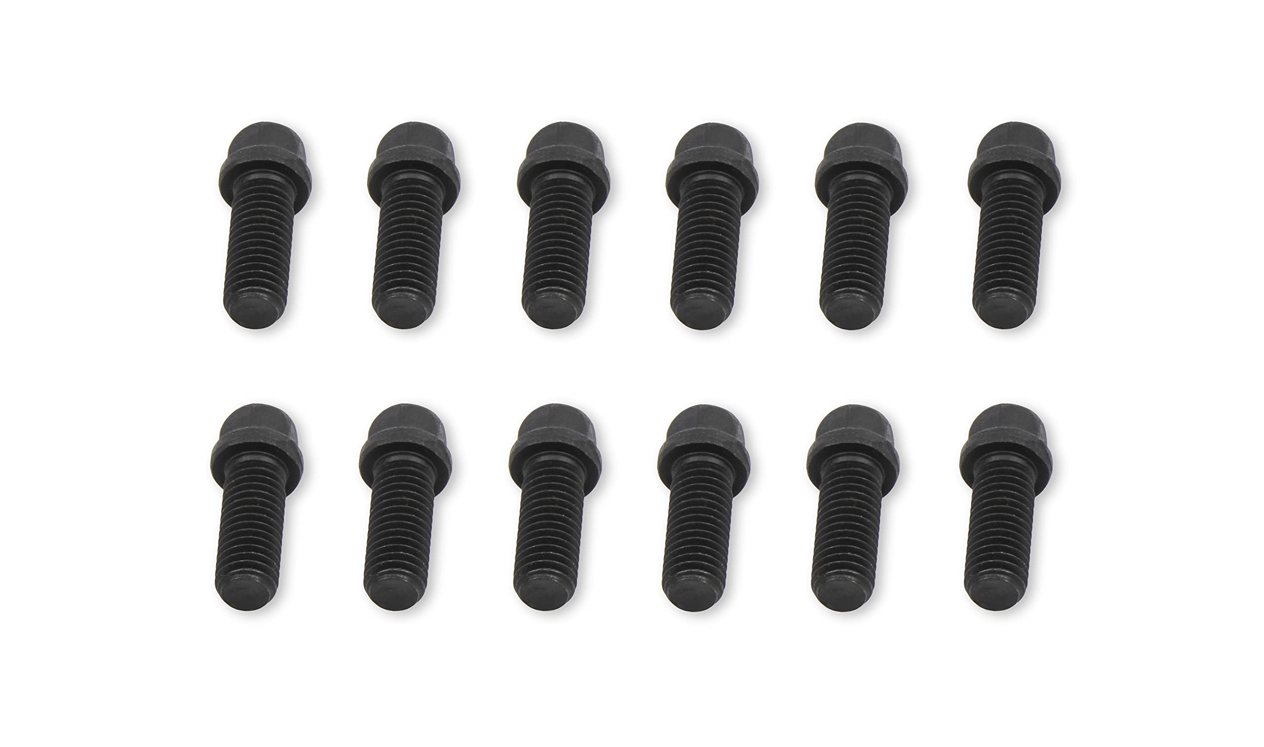 Mr. Gasket Header Bolts,3/8-16X1, Black