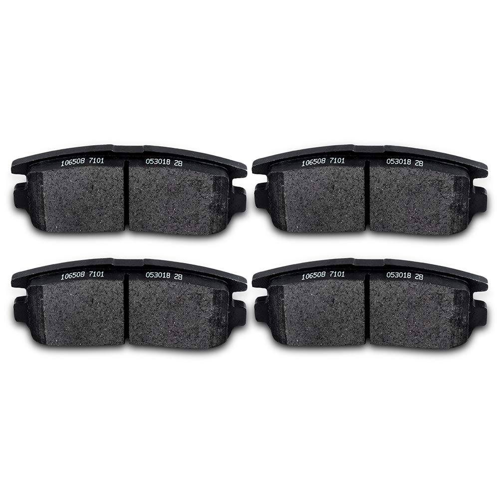 Cciyu D1275 Ceramic Rear Brake Pad Set Fit For 12-15 For Chevy Captiva Sport,07-17 For Chevy Equinox,10-17 For Gmc Terrain,07-09