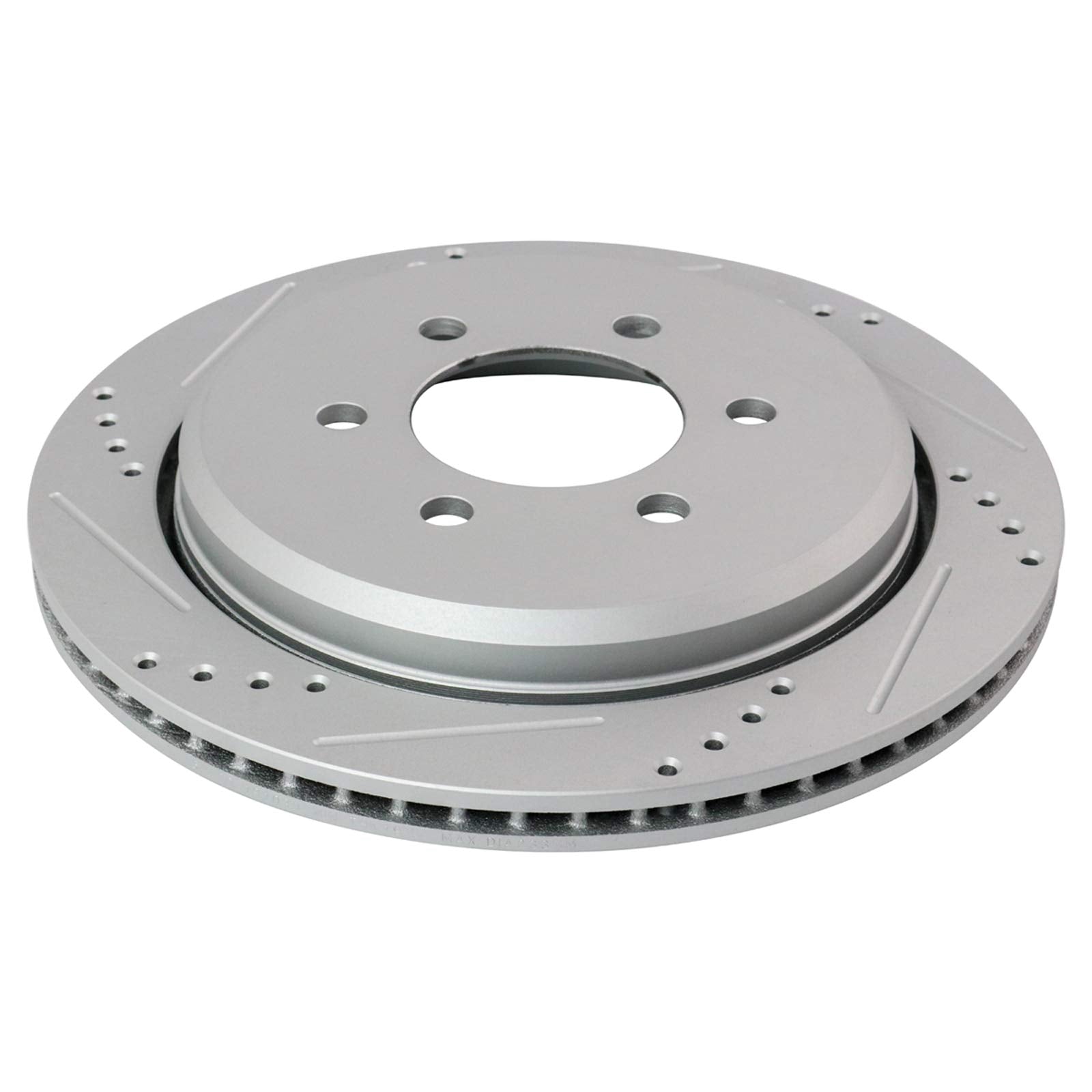 Trq Rear Performance Brake Rotors Set Premium G-Coated Compatible With 2003-2006 Ford Expedition Lincoln Navigator