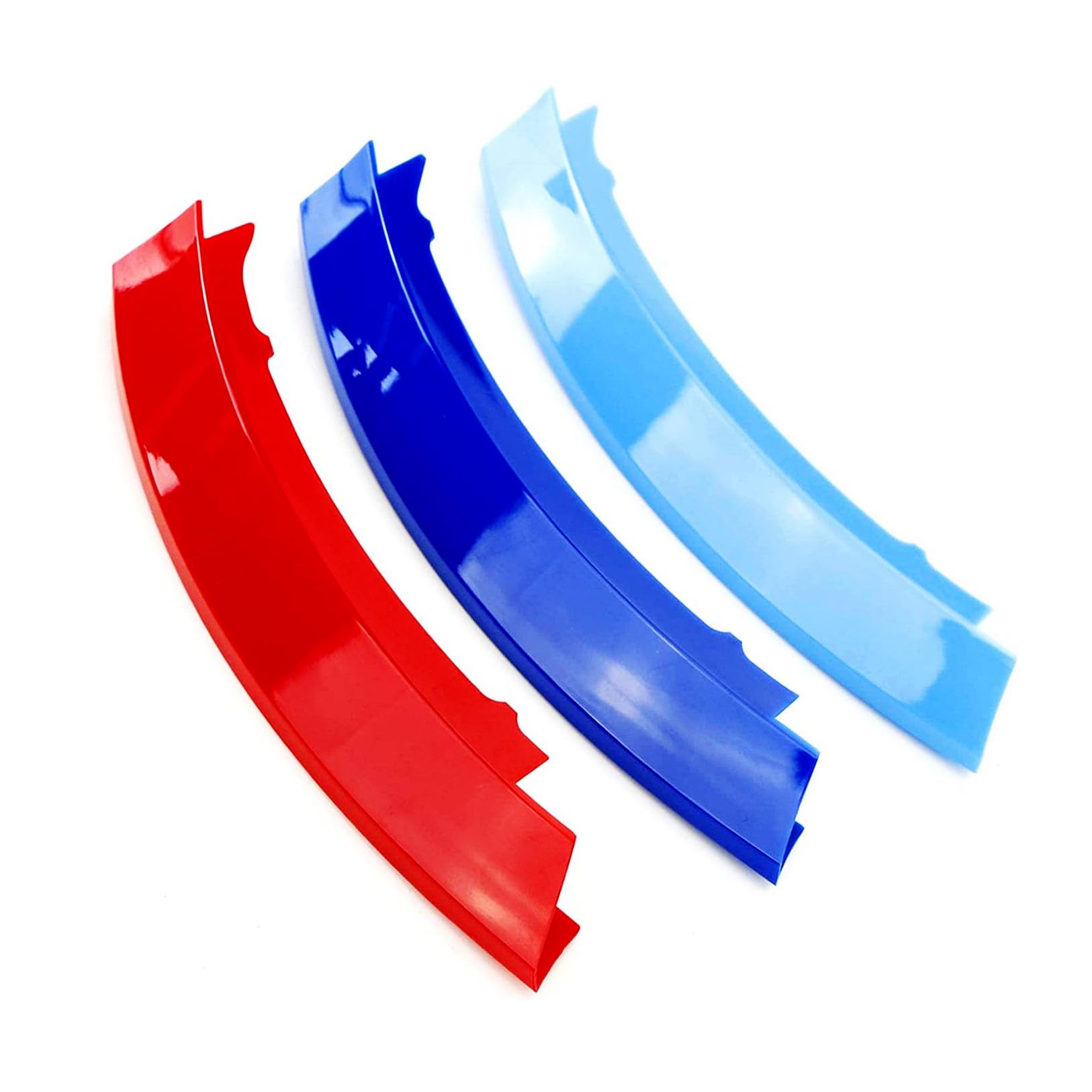 Exact Fit ///M-Colored Grille Insert Trims Compatible With Bmw 2003-2006 E53 X5 7-Beams Center Kidney Grill