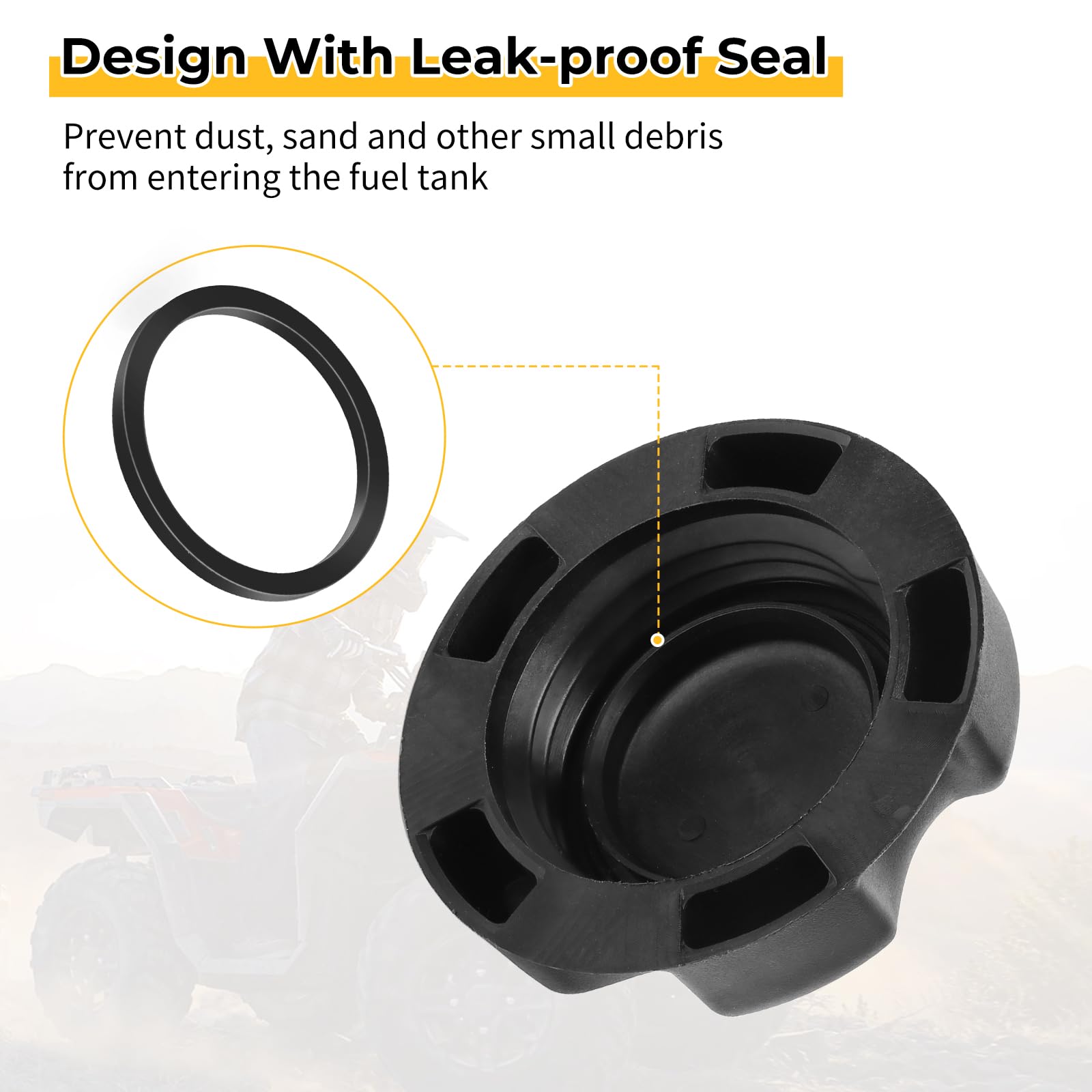 M MATI Fuel Cap Gas Cap for Polaris Sportsman Scrambler Magnum Outlaw Trail Blazer Trail Boss Xpedition Xplorer ACE Hawkeye 250