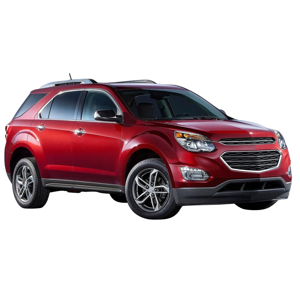 Floor Mats Compatible with 10-17 Chevy Equinox, Black Nylon Flooring Protection Interior Carpets by IKON MOTORSPORTS, 2011 2012