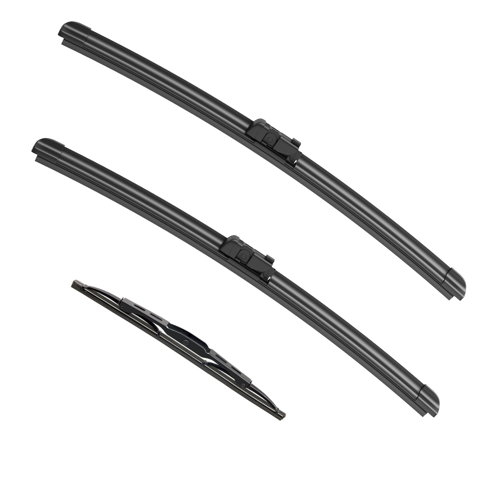 Anikluim 26''+17'' Wiper Blades With 12'' Rear Wiper Blade Set Replacement For 2010-2016 Srx Windshield Wipers Original Factory 