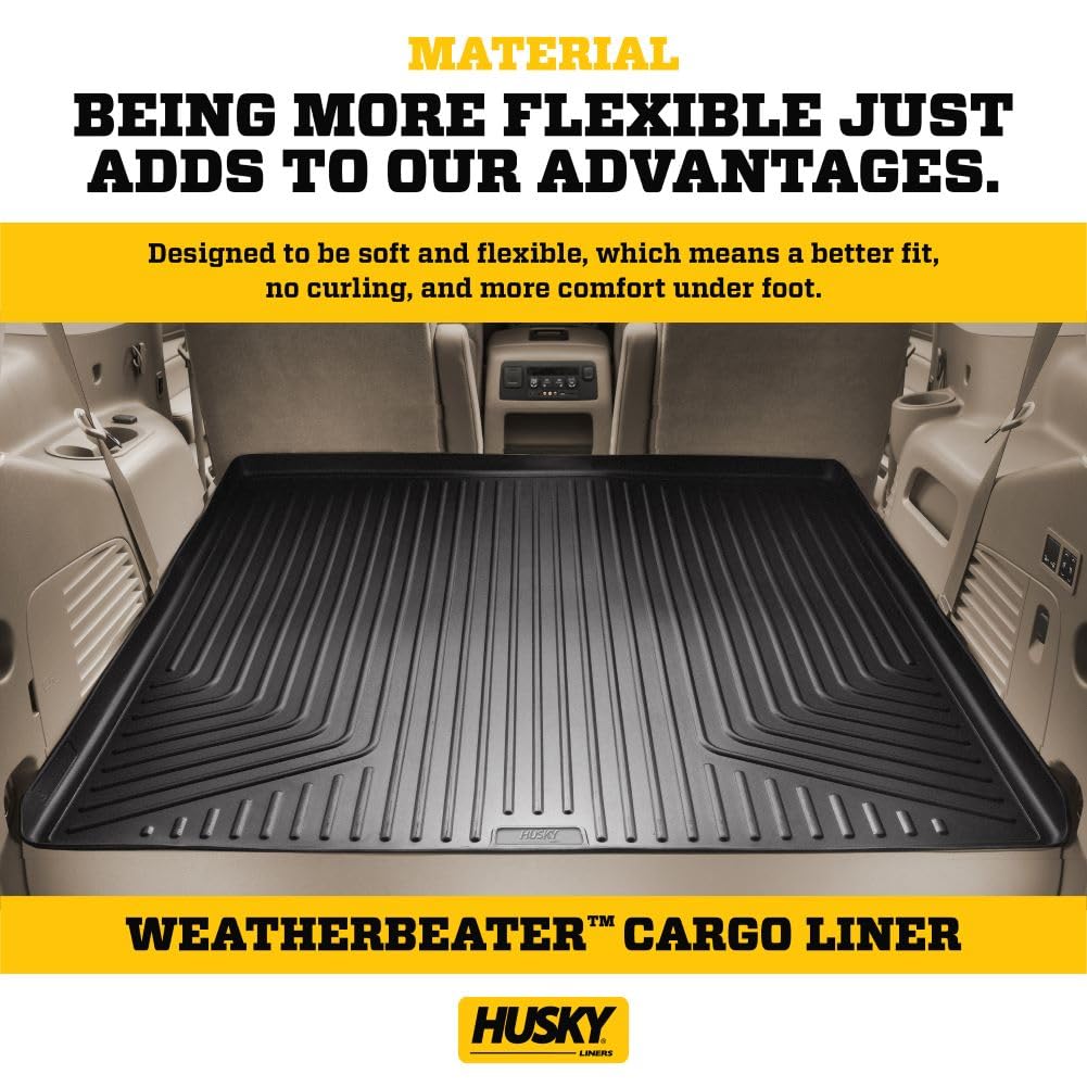 Husky Liners Weatherbeater Cargo Liner | Fits 2023-2025 Honda Cr-V (Includes Hybrid Models) (W/Adjustable Cargo Position Upper L
