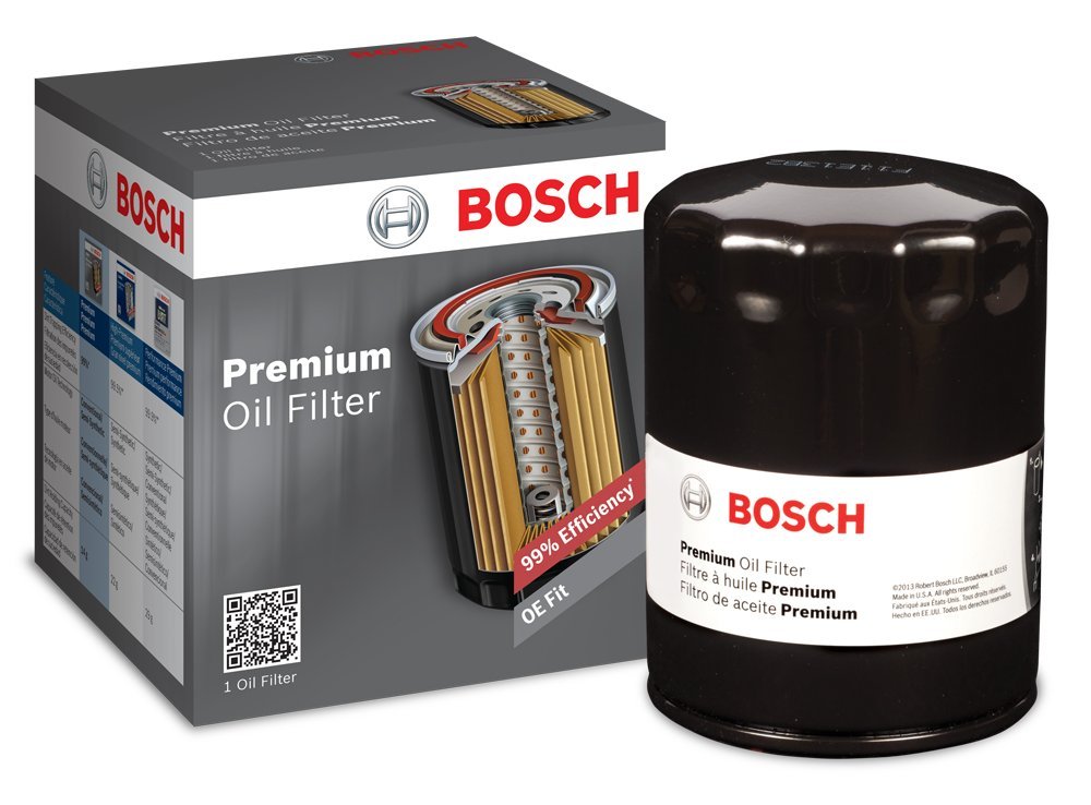 Bosch 3334 Premium Oil Filter With Filtech Filtration Technology - Compatible With Select Buick, Cadillac, Chevrolet, Chrysler,