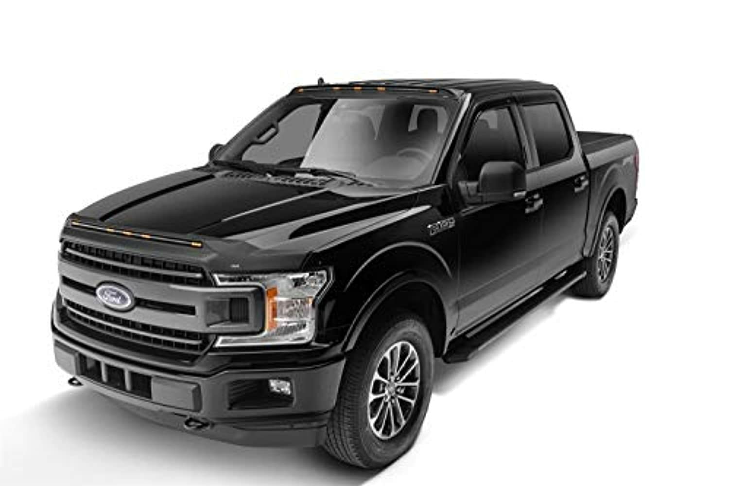 Auto Ventshade [Avs] Aerocab / Marker Light | Fits 2015 - 2024 Ford F-150, 1 Pc. | Black - 698096