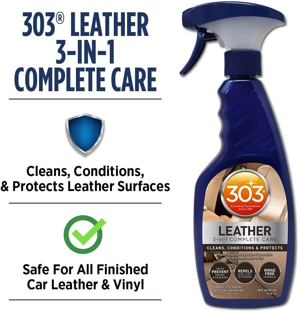 303 Products Automotive Protectant Spray Bundle - 16 Fl Oz (Pack of 2) - Versatile Car Care Solution