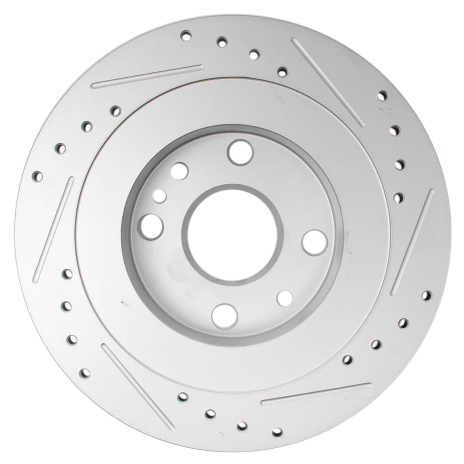 Trq Rear Performance Brake Rotors Set Premium G-Coated Compatible With 1991-2002 Ford Escort 1994-2005 Mazda Miata 1992-1995 Mx-