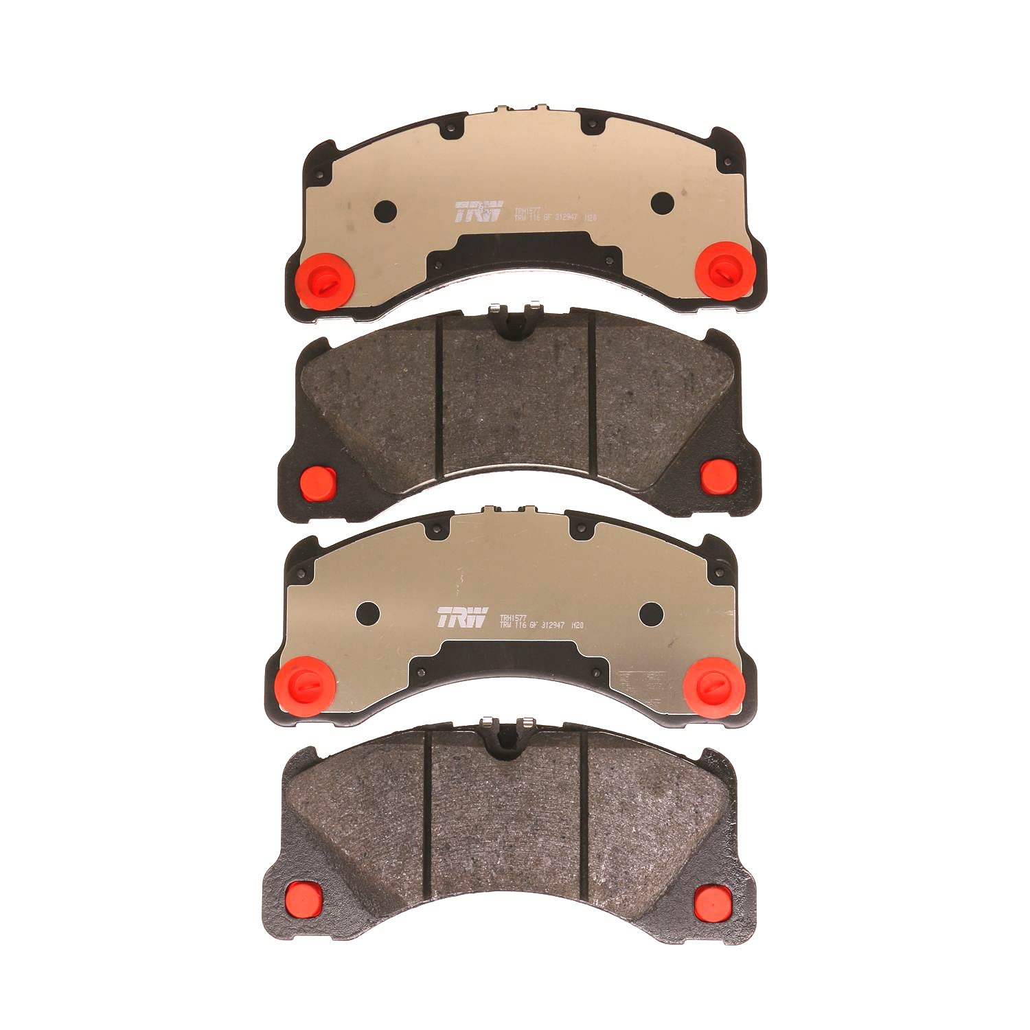TRW Pro TRH1577 Disc Brake Pad Set For Porsche Cayenne 2013-2018, Front, And Other Applications