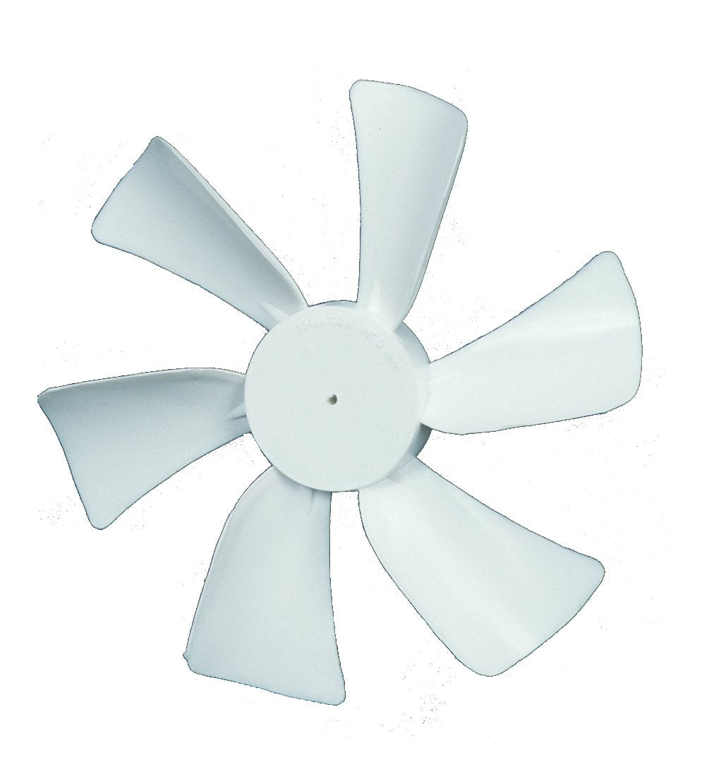 Ventmate 65485 White 6'' Replacement Ventline/Jensen Fan Blade With 0.125'' Round Bore