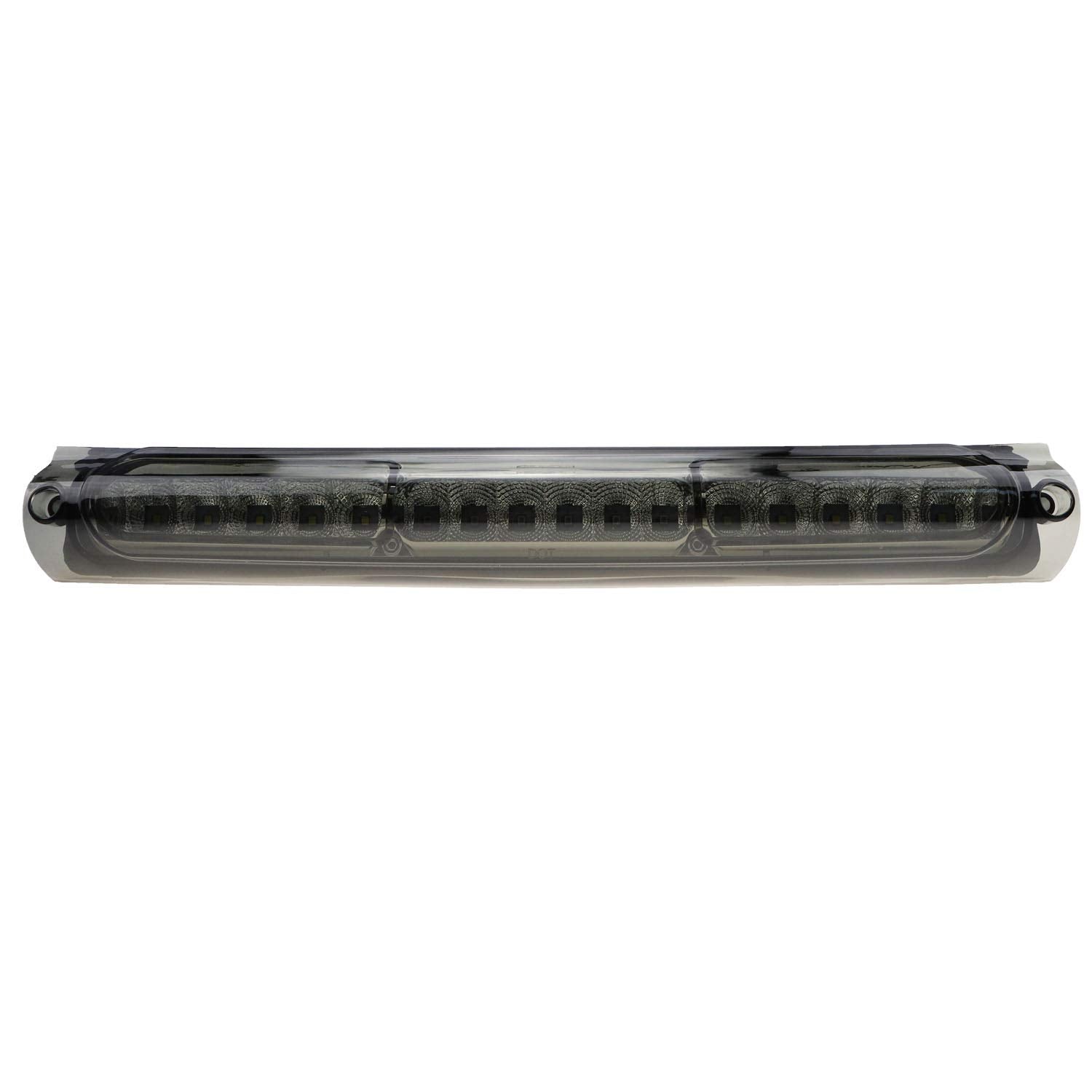 3Rd Brake Light For 1997-2004 Ford F150 Led Third Rear Cargo Lamp High Mount Stop Light Chrome Housing + Smoke Lens