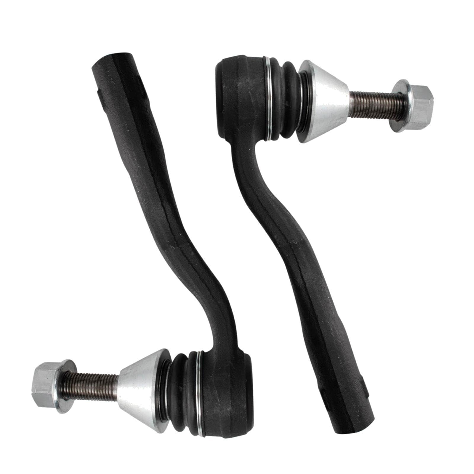 TRQ Front Outer Tie Rod Set Compatible with 2012-2019 Mercedes-Benz