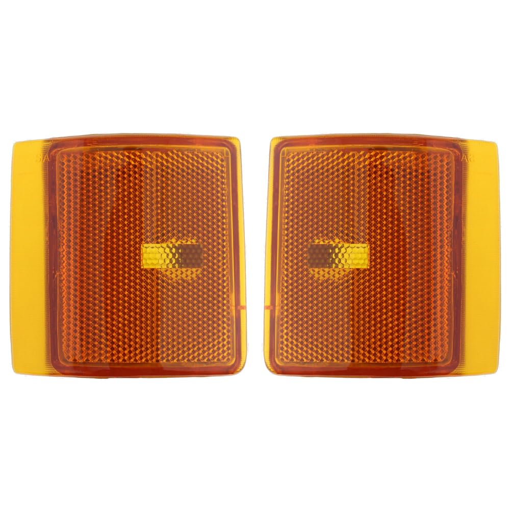 EPIC LIGHTING OE Spec Replacement Halogen Composite Side Markers Lower Assembly Compatible with GMC 94-02 C/K TRUCK - Pair
