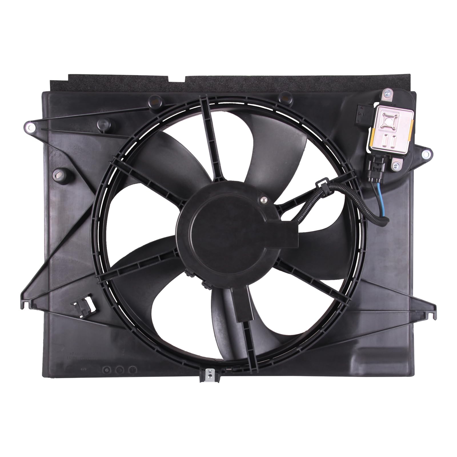 TYG Upgraded Cooling Fan Assembly for 2018-2019 Hyundai Sonata L4/2.4 W/PWM | Racing-Level OE Replacement Engine Radiator for 25