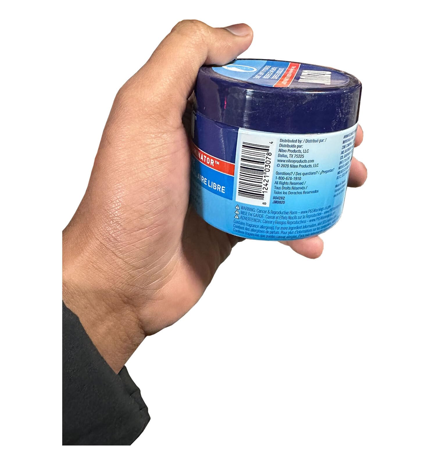 Ozium 4.5 Oz. Odor Eliminating Gel for Homes, Cars, Offices and More (Original + Carbon Black + Outdoor Essence + That New Car S