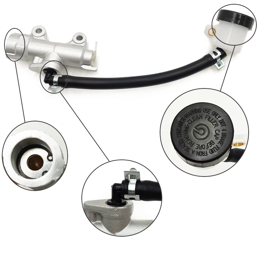 QYMOTO KT196 Brake Master Cylinder for Coleman 196cc Go Kart - Reliable Brake Pump
