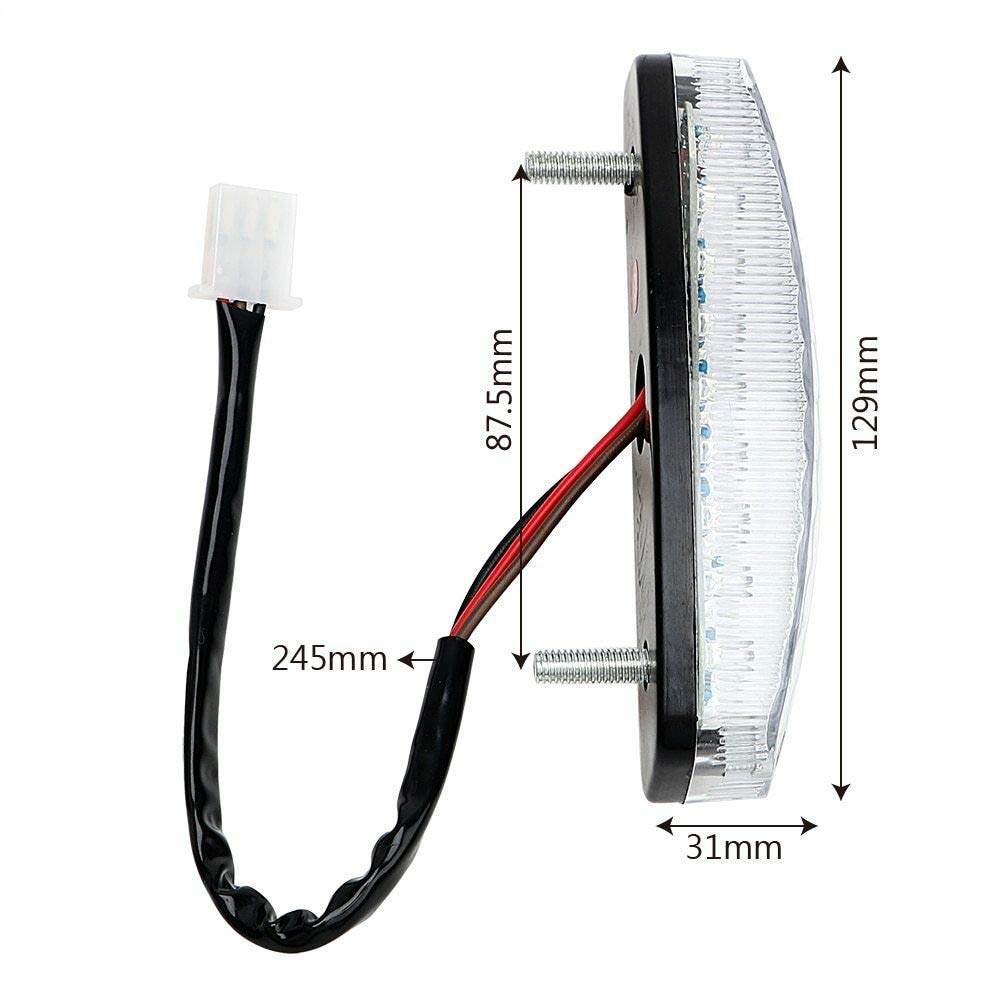 Harifoger Led Rear Tail Brake Lights For 50Cc 70 Cc 90Cc 110Cc 125Cc 150Cc 4 Wheeler Taotao Sunl Jcl Kazuma Coolster Roketa Chin
