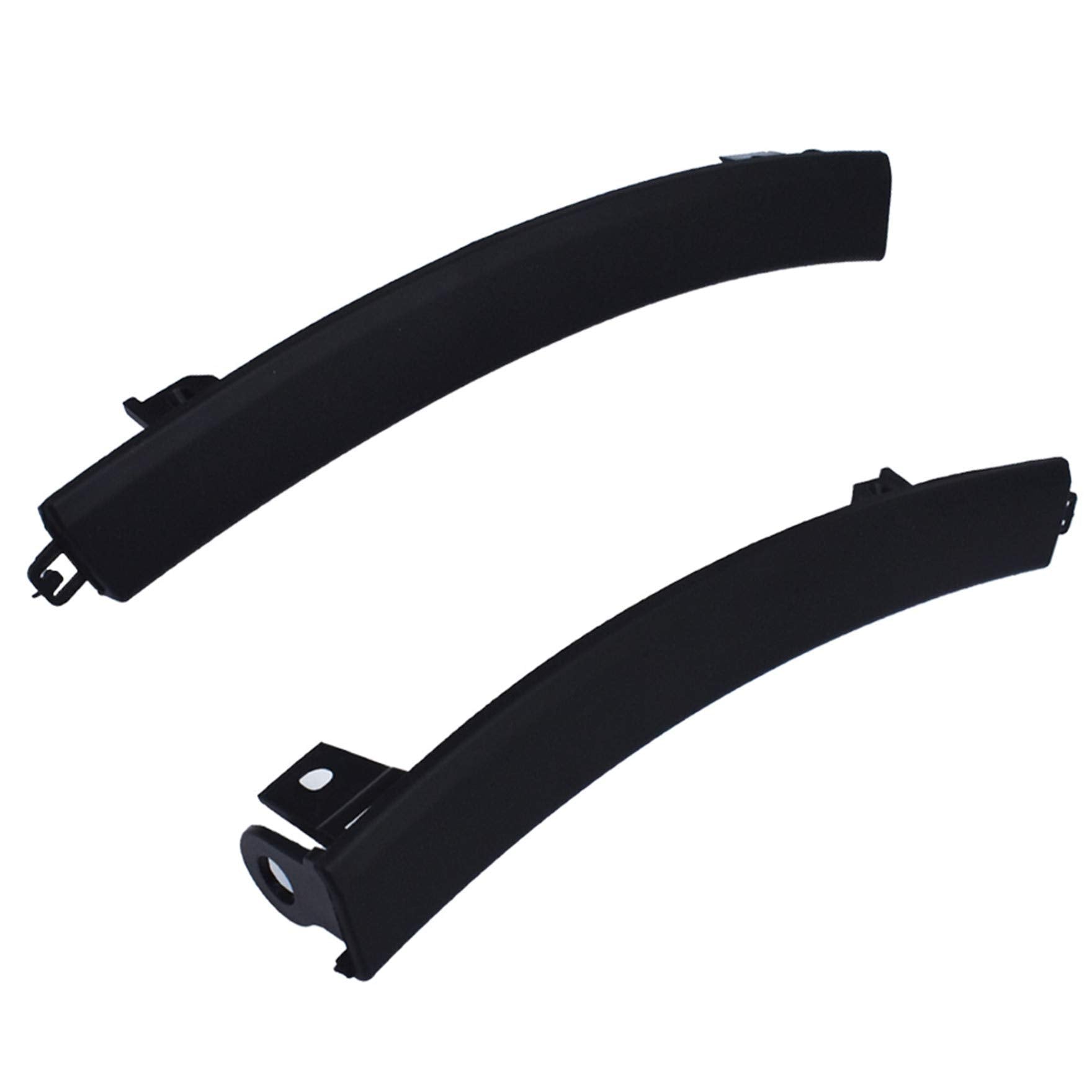 Waltyotur Bumper Filler Set for CRV 2007-2011 - Front Left & Right, Black, ABS Material, Models 71108SWA000, HO1088114
