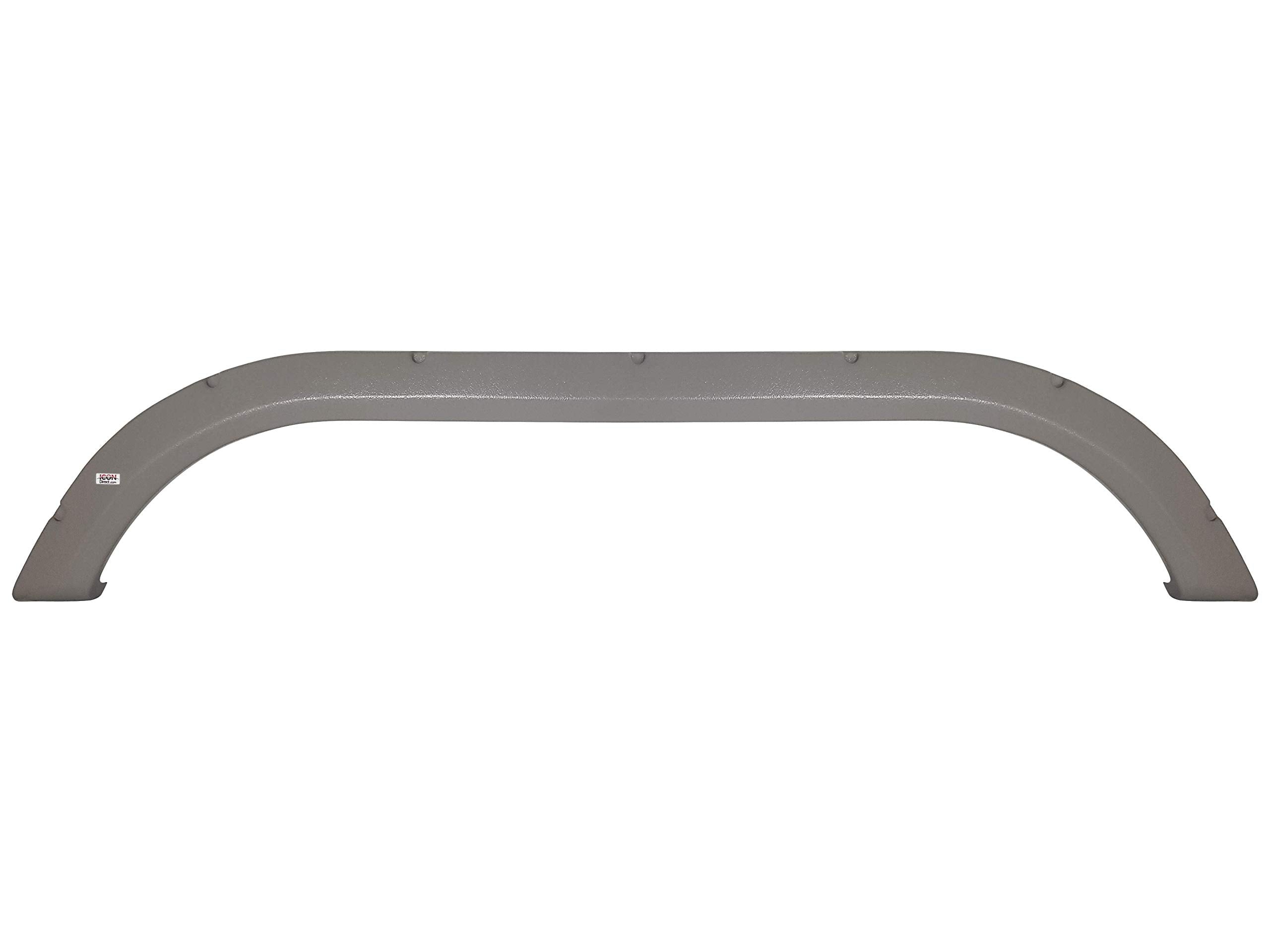 Icon 01797 Tandem Axle Fender Skirt Fs1756 For Carriage - Mauve Gray
