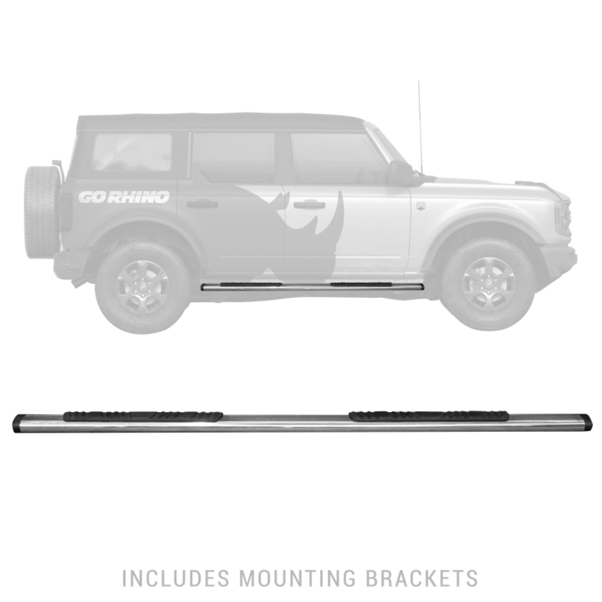 5 OE Xtreme Low Profile Side Steps  71 Step Bars with Mounting Brackets