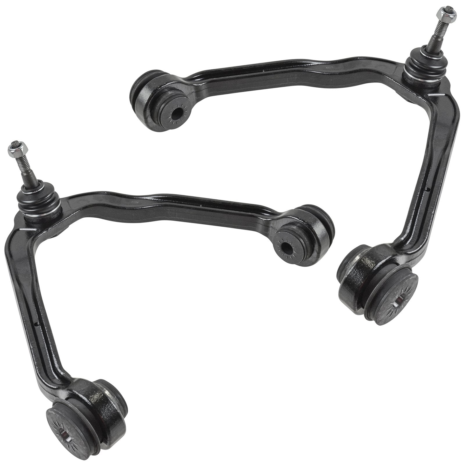 TRQ Front Upper & Lower Control Arm with Ball Joint Set Compatible with 1999-2006 Chevrolet Silverado 1500 2007 Silverado 1500 C