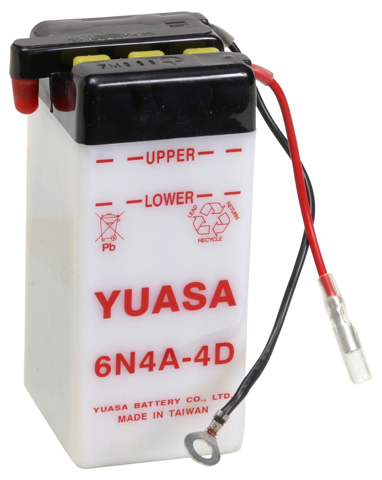 Yuasa YUAM26A4B 6N4A-4D Dry Conventional Battery - Reliable Power Source for Motorcycles