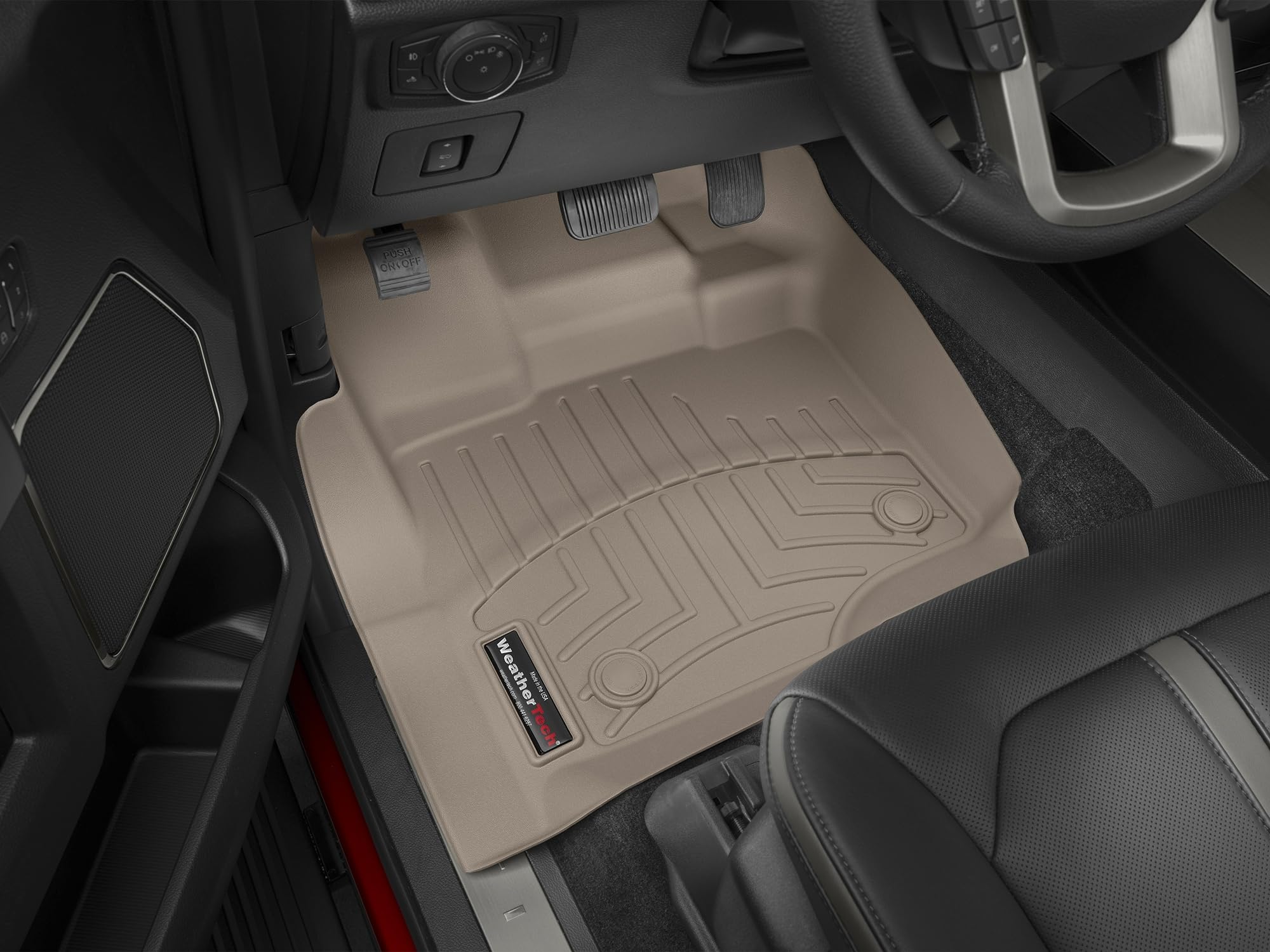 WEATHERTECH Custom Fit FloorLiner for F-150 / F-150 Raptor - 1st Row (Tan)