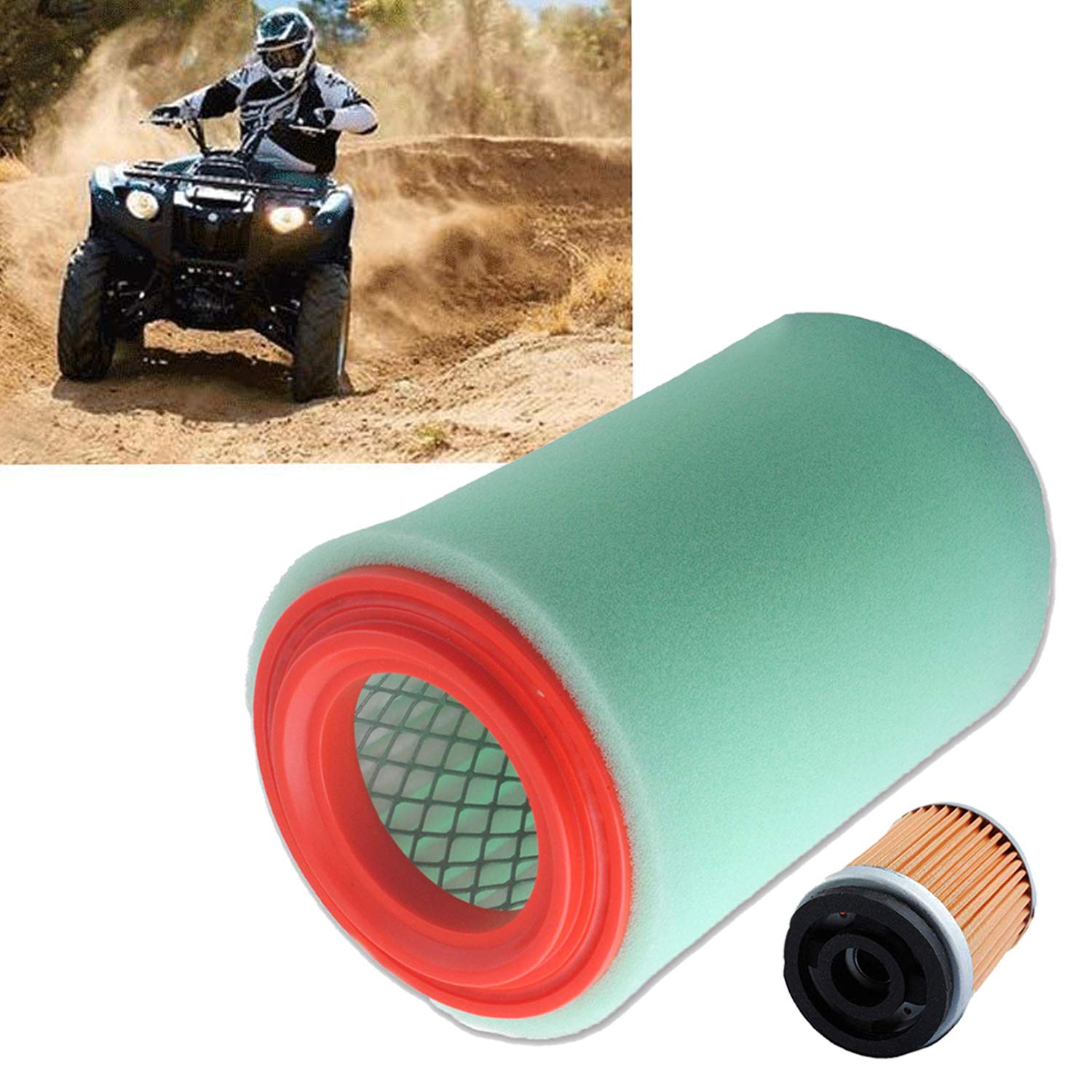 Wadoy Dual Stage Air Filter for Yamaha Big Bear 250/400 & Bear Tracker 250 - Model 4XE-E4450-00-00