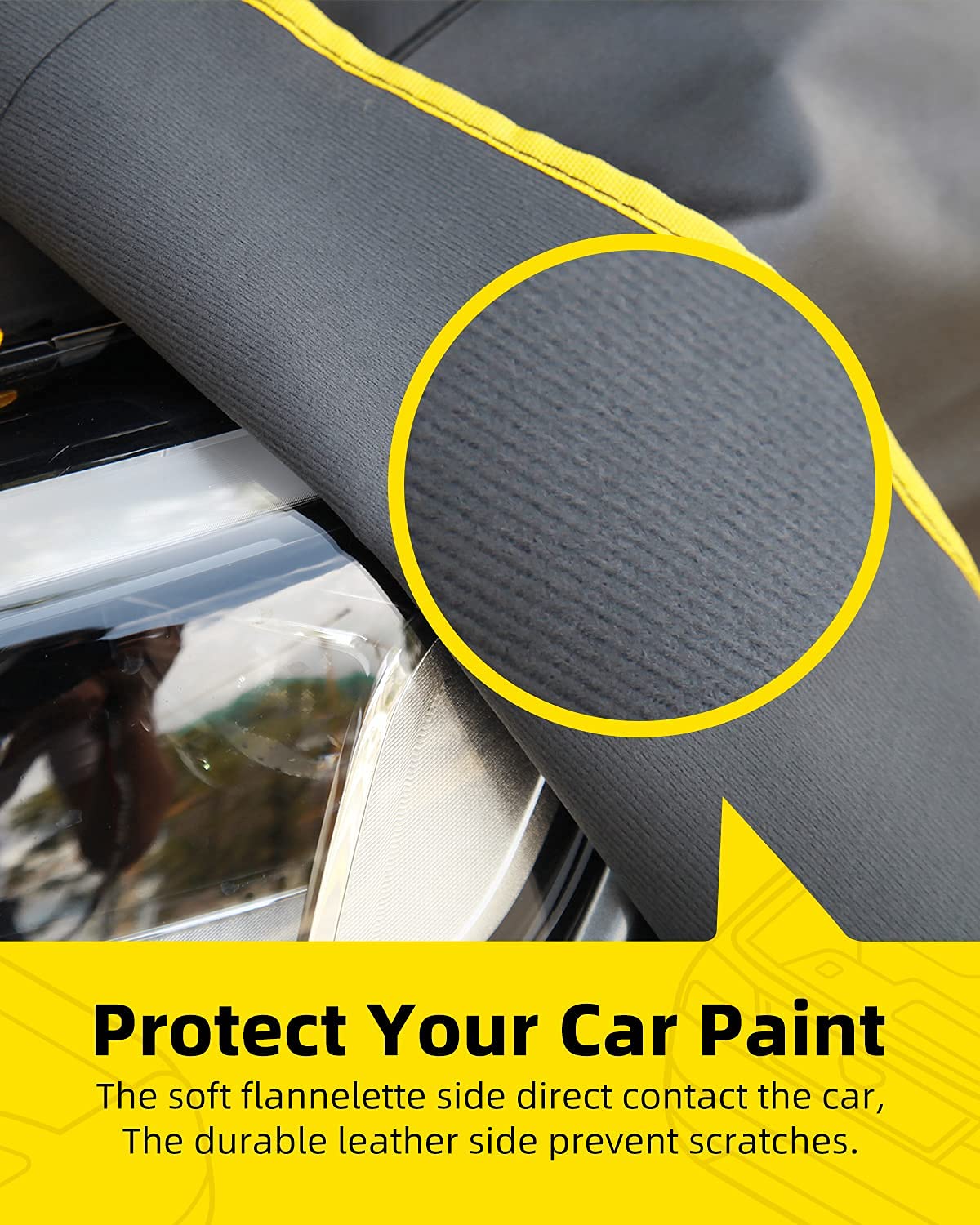 Joiify 3 Pcs Fender Covers For Mechanics, 25 Strong Magnets, Microfiber Leather Car Fender Protector Mats - Size L