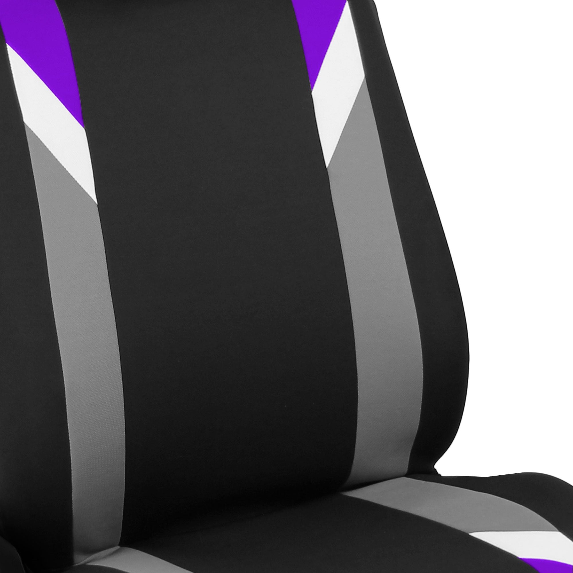 Fh Group Car Seat Covers Full Set Cloth - Seatcovers For Low Back Car Seats With Removable Headrest,Universal Fit,Automotive Sea