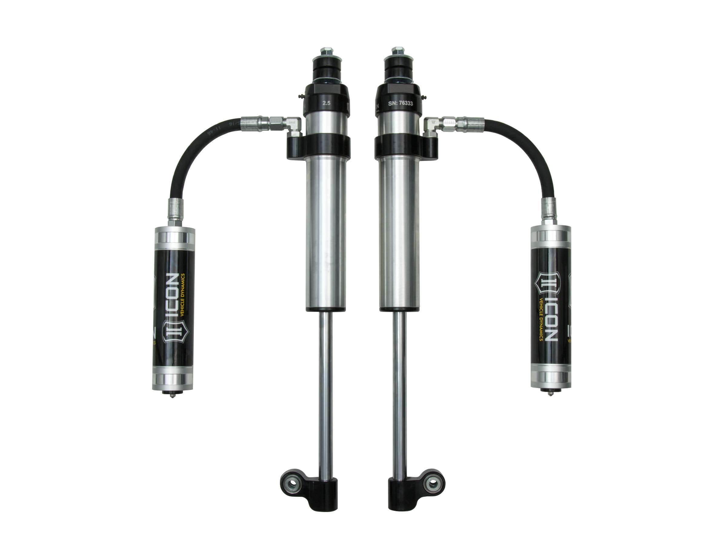 Icon 0-2.625' Lift, Rear, 2.5 Rtx Omega Rr Shocks, Pair, Compatible With 2005-Up Toyota Tacoma, 57826P