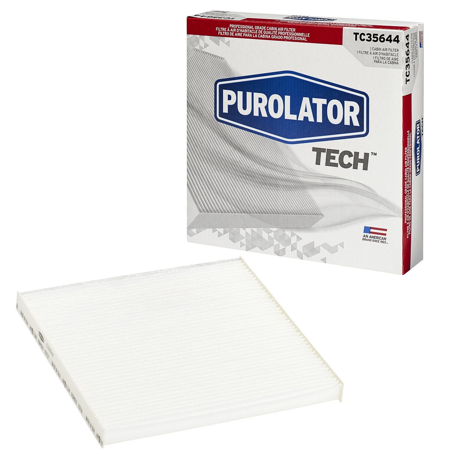 Purolator TC35644 PurolatorTECH Cabin Air Filter Compatible With 2005-2023 Toyota Tacoma and 2013-2016 Dodge Dart
