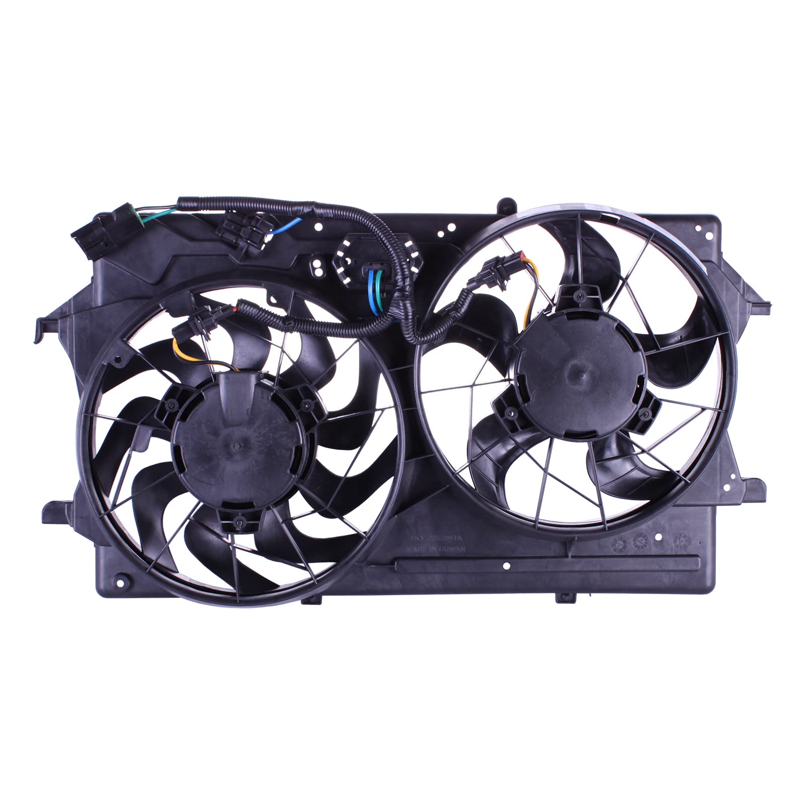 TYG OE Replacement(CAPA Quality) Cooling Fan Extra Silent for 2000-2007 Ford Focus 2.0L SOHC / 2000 FOUCS 2.0L DOHC | 1S4Z-8C607