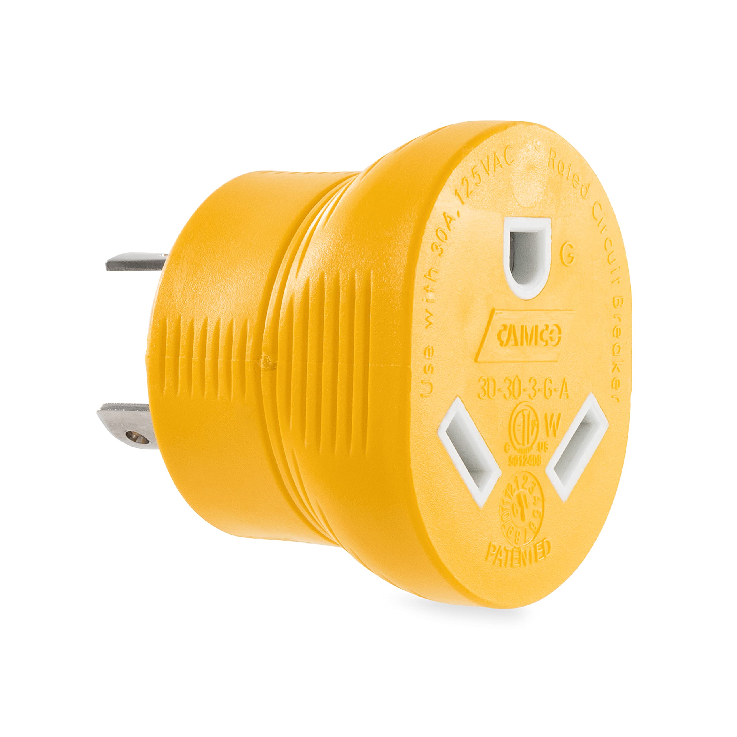 Camco 55333 3-Prong Electrical Adapter Plug