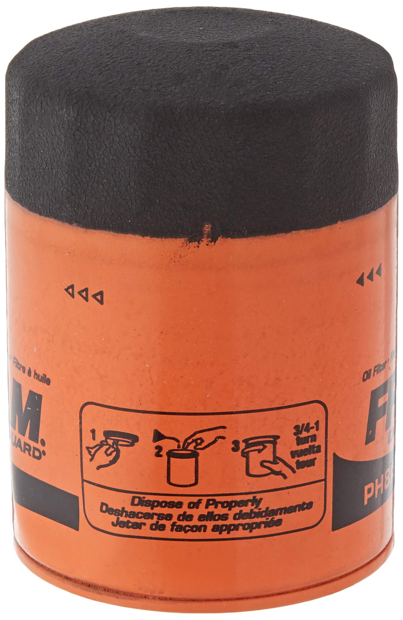 Fram PH8A Extra Guard Spin-On Engine Oil Filter - 10K Mile Interval, Multi, One Size, Fiber Material