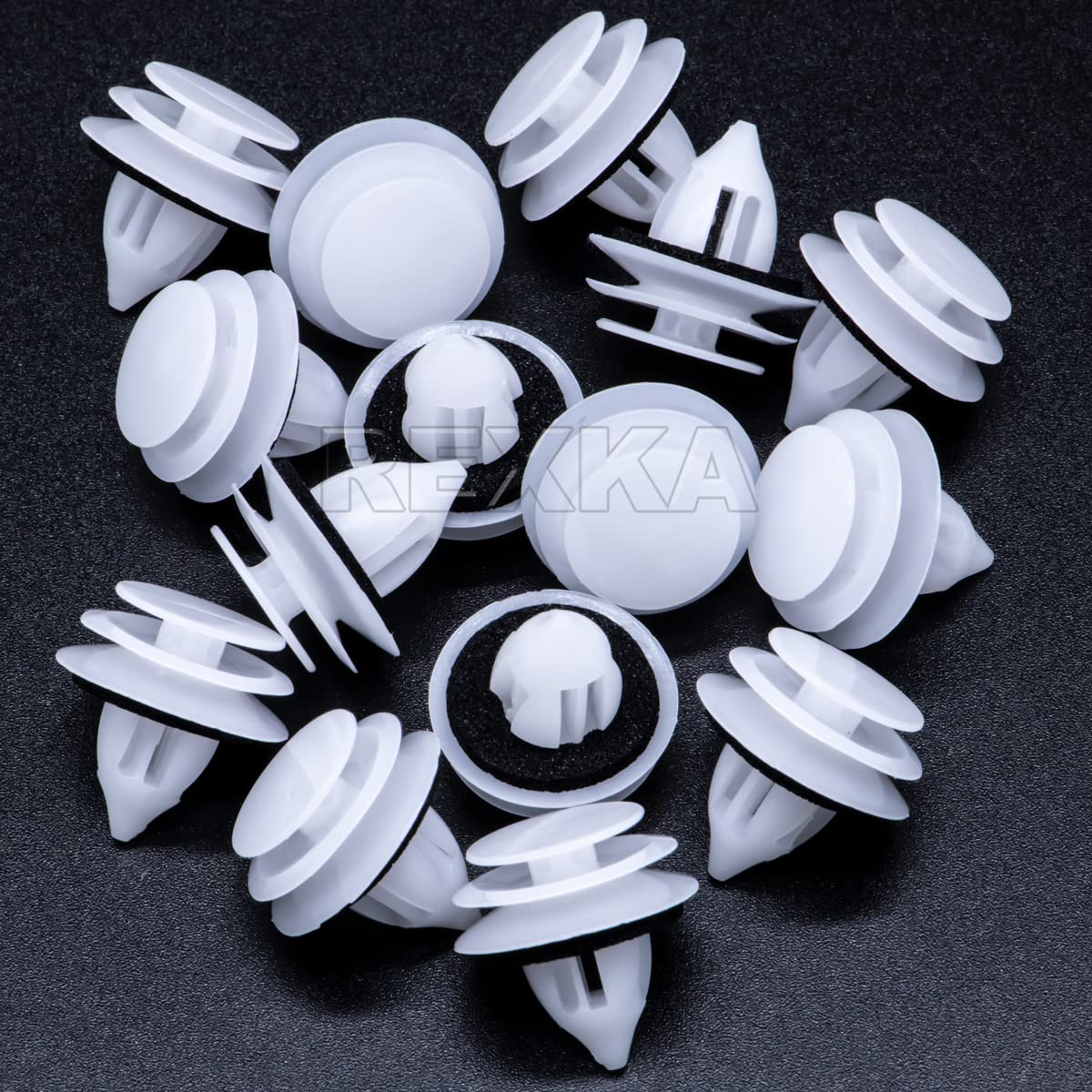Rexka 15Pcs Door Trim Panel Rivet Clips Gj6R-68-Abx For Miata, Rx-8, Cx-9, Mazda 3, 6