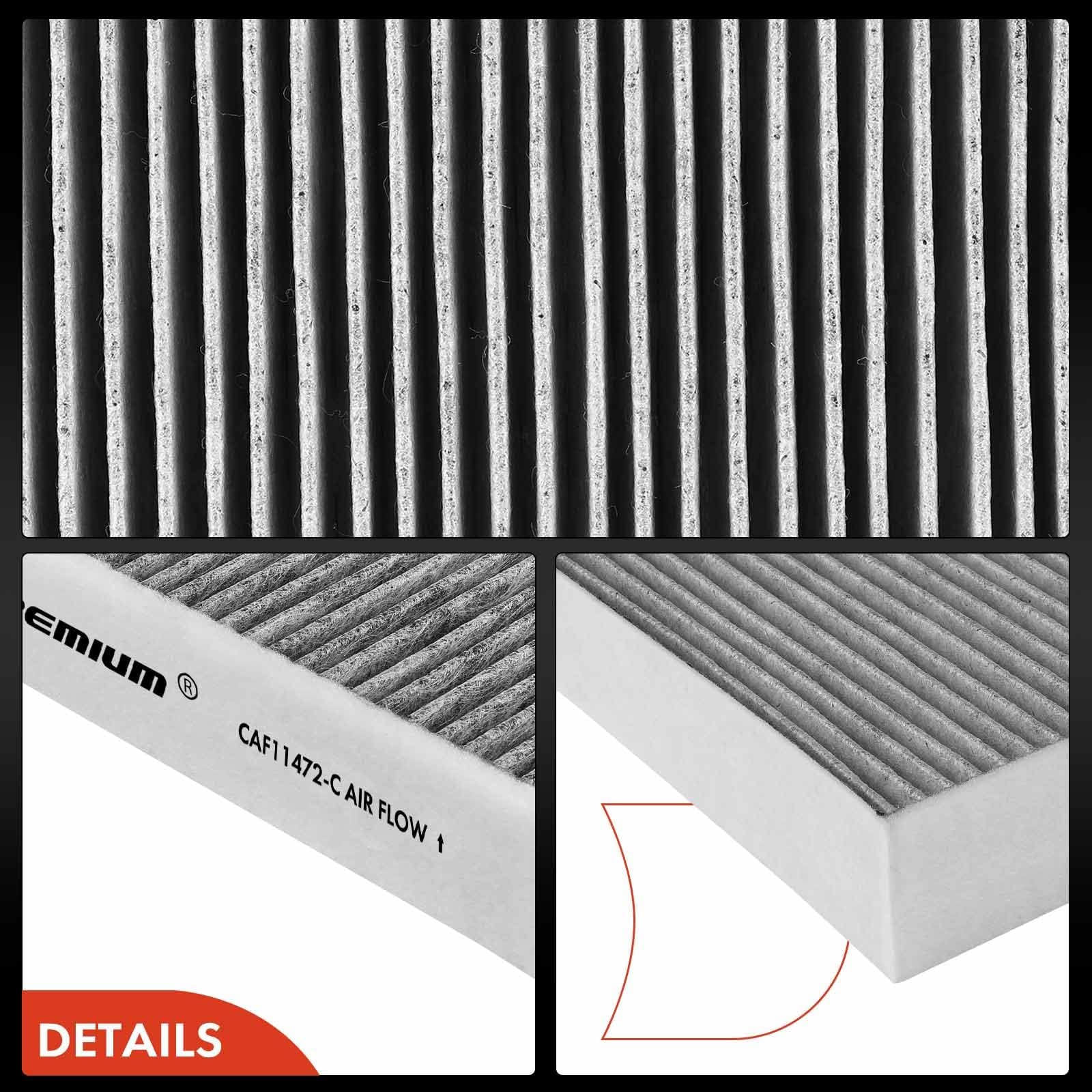A-Premium Cabin Air Filter With Activated Carbon Compatible With Bmw 320I, 320I Xdrive, 328D, 328I, 330E, 330I, 330I Xdrive, 335