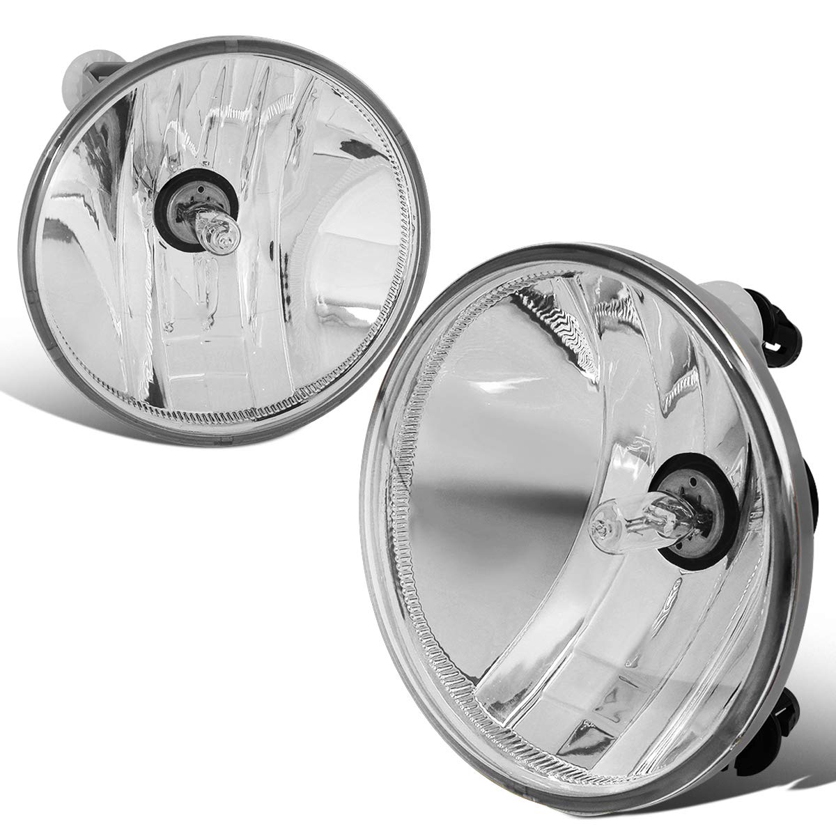 Auto Dynasty Front Bumper Driving Fog Lights Compatible with Silverado Colorado Tahoe Sierra Canyon Yukon 07-19, Driver and Pass