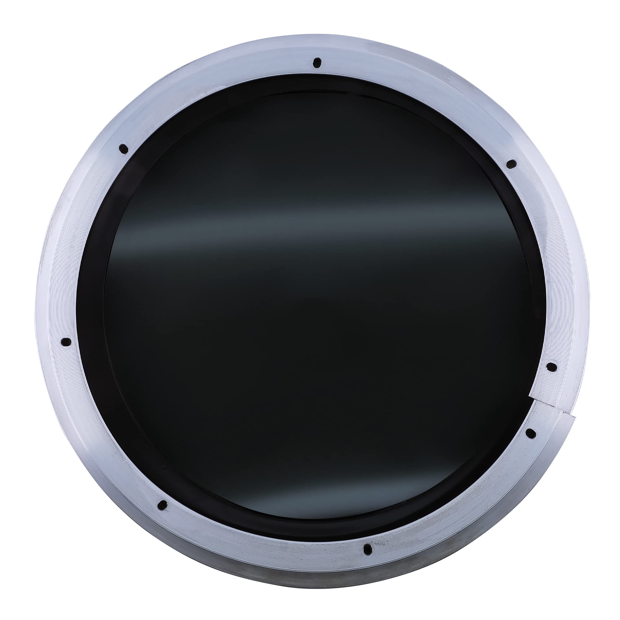 CRL 12" Dark Tinted Round Porthole Window, Tempered Glass, Model 11035S, Black
