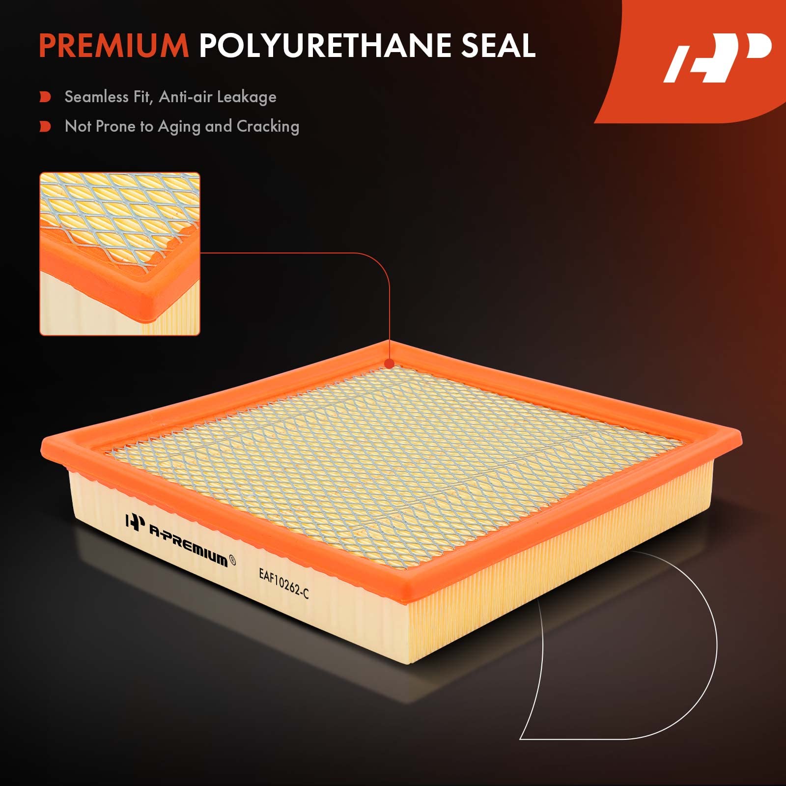 A-Premium Engine Air Filter Compatible With Ford & Lincoln Models - F-150 (2009-2023), Expedition (2007-2023), F-250 F-350 F-450