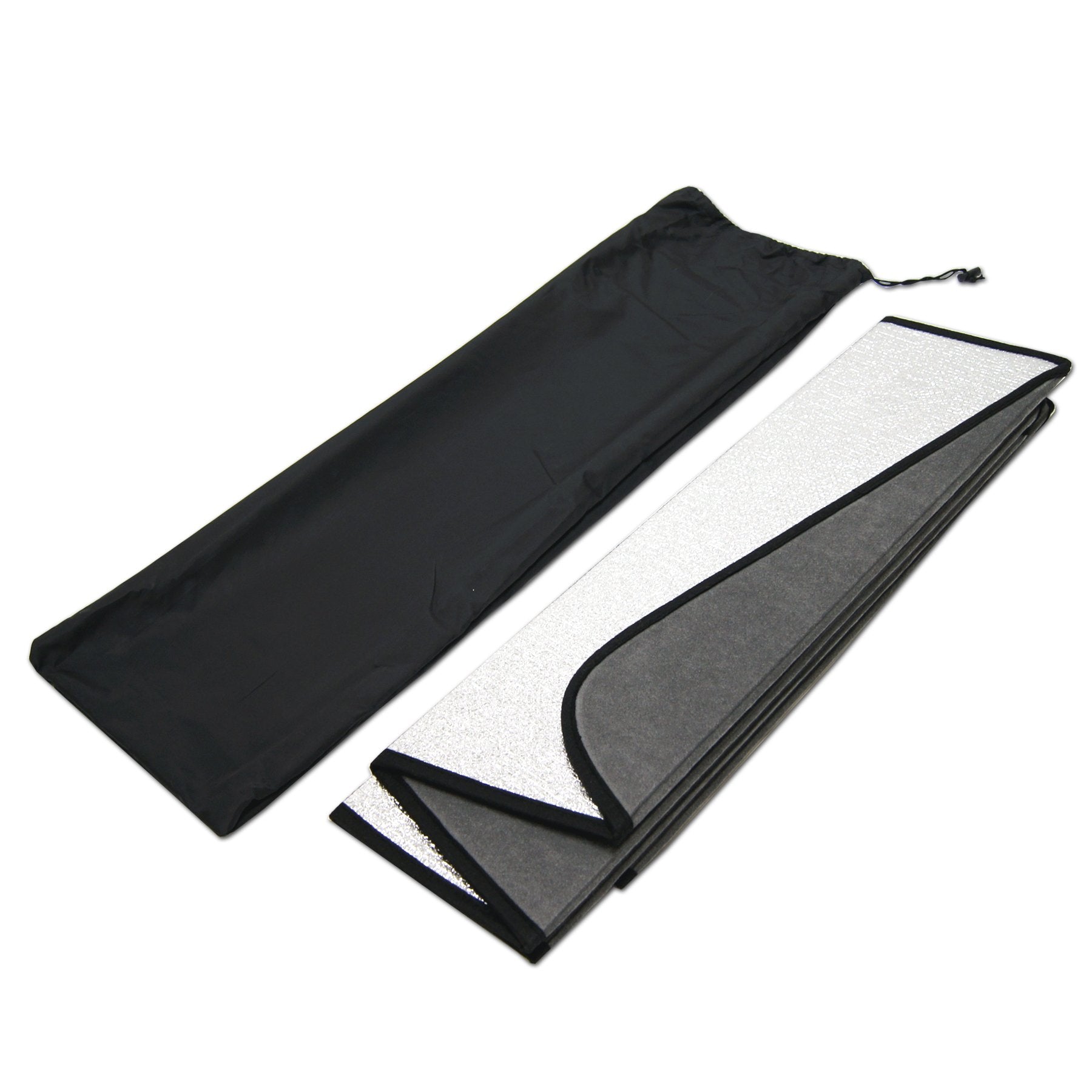 Front Car Windshield Sun Shade Compatible With 2019-2024 Jeep Gladiator (Jt) | Custom Fit Visor Accordion Fold Style Sun Protect