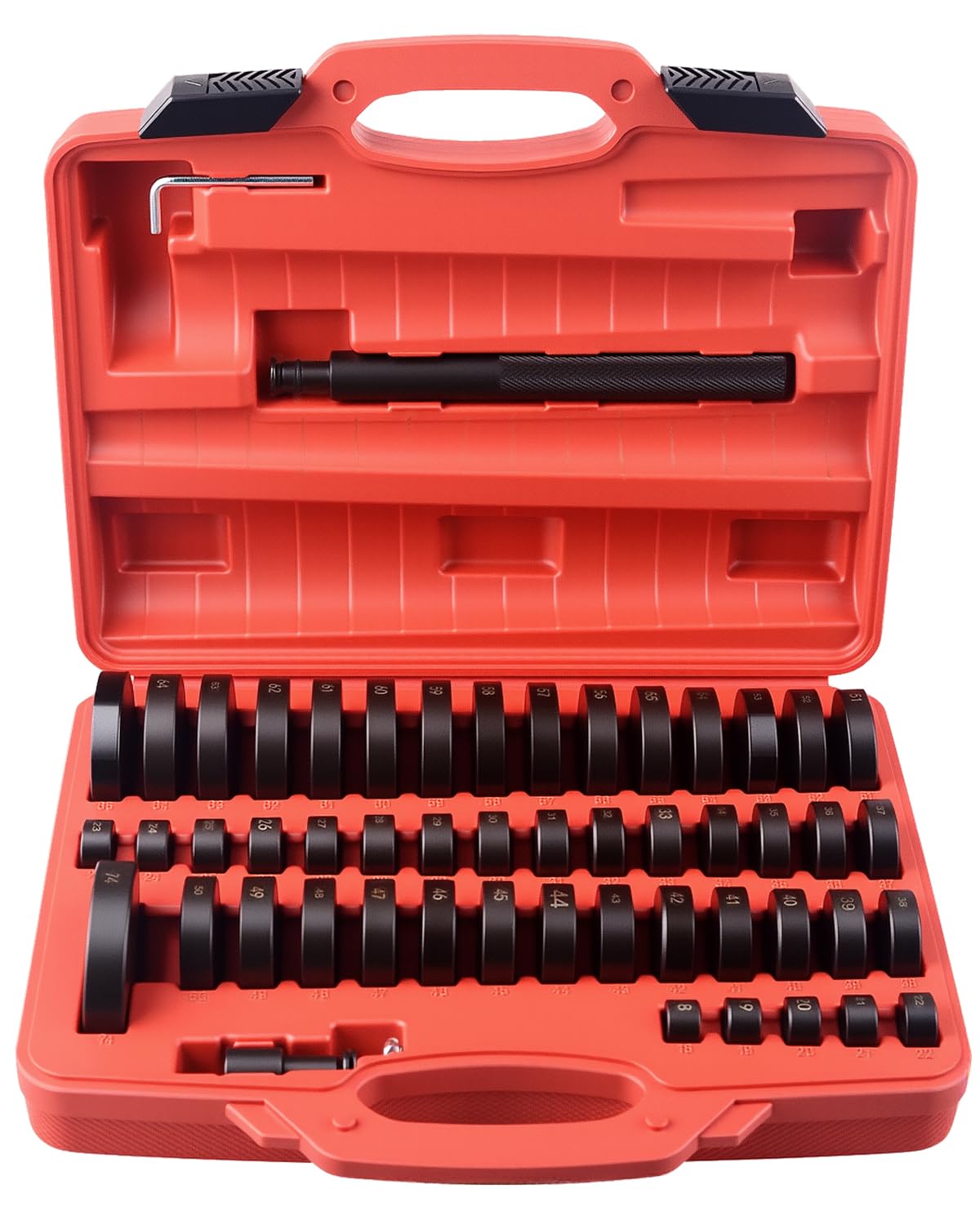DAYUAN 52 in 1 Custom Bushing Driver Set, Transmission Bushing Driver Removal Set Wheel Axle Bearing Race and Seal Installer Too