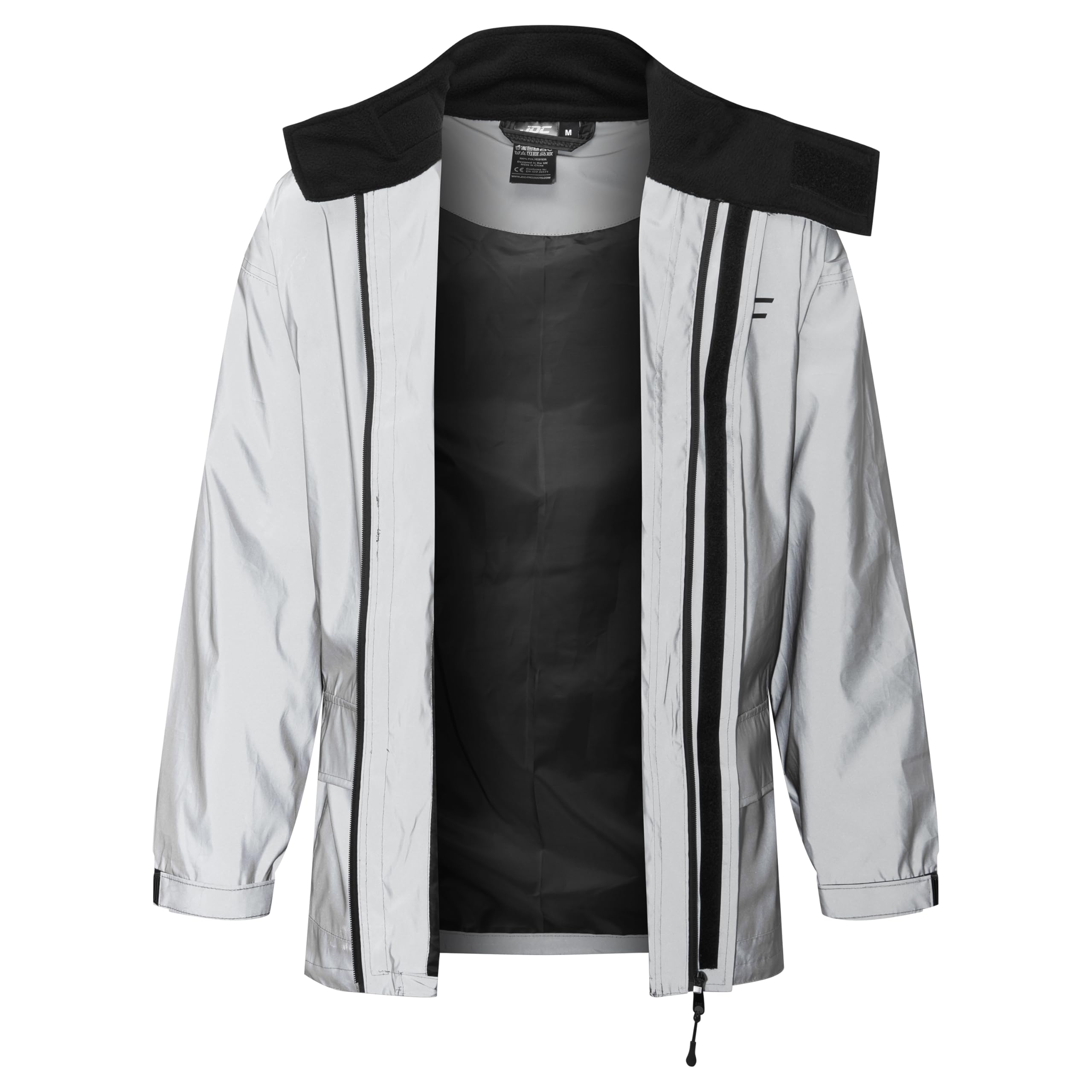 JDC Motorcycle Waterproof Rain Over Jacket Hi-Vis - SHIELD - Reflective - XXL