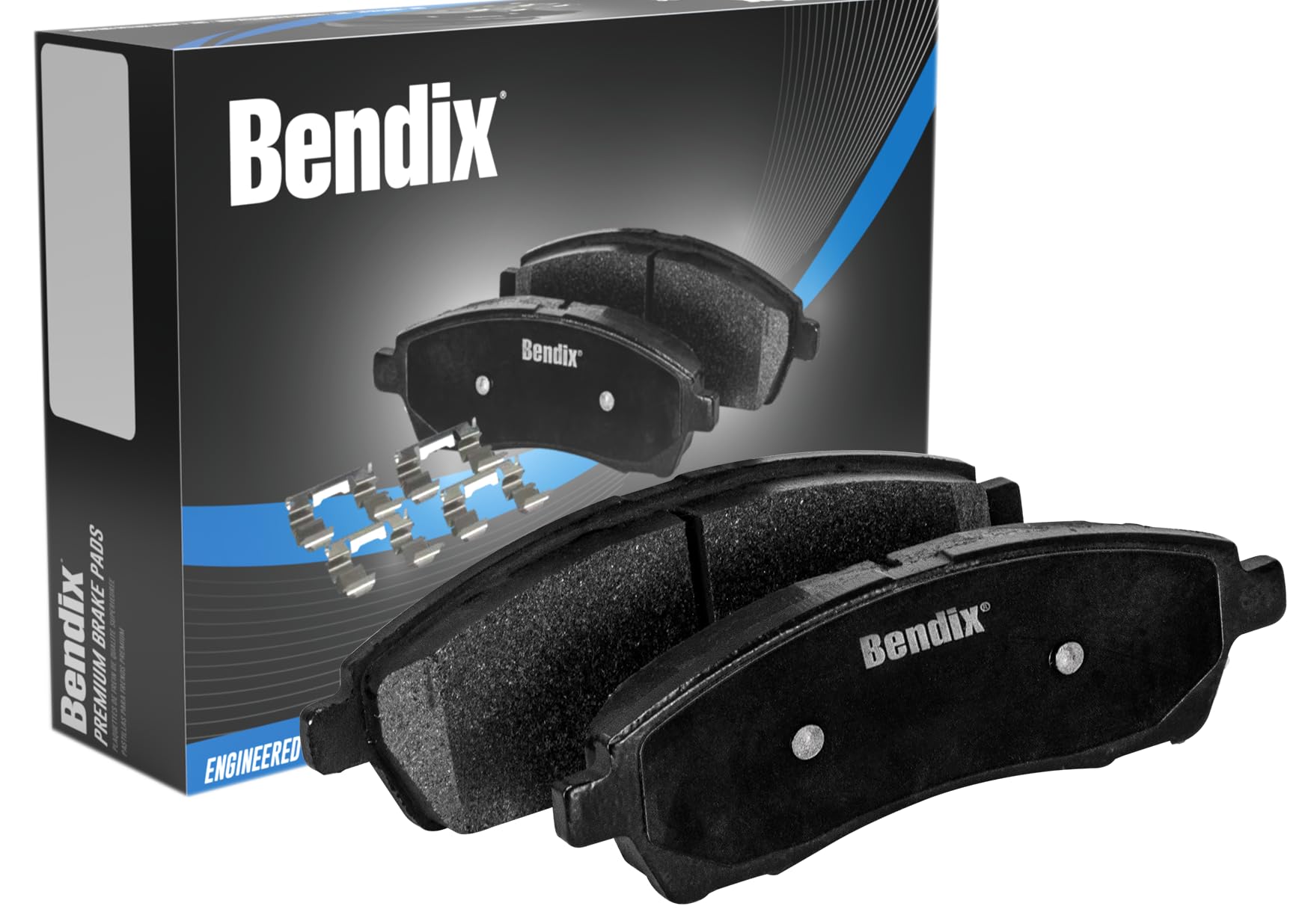Bendix Premium Sbm264 Semi-Metallic Front Brake Pads For Mazda 626 1987-1983