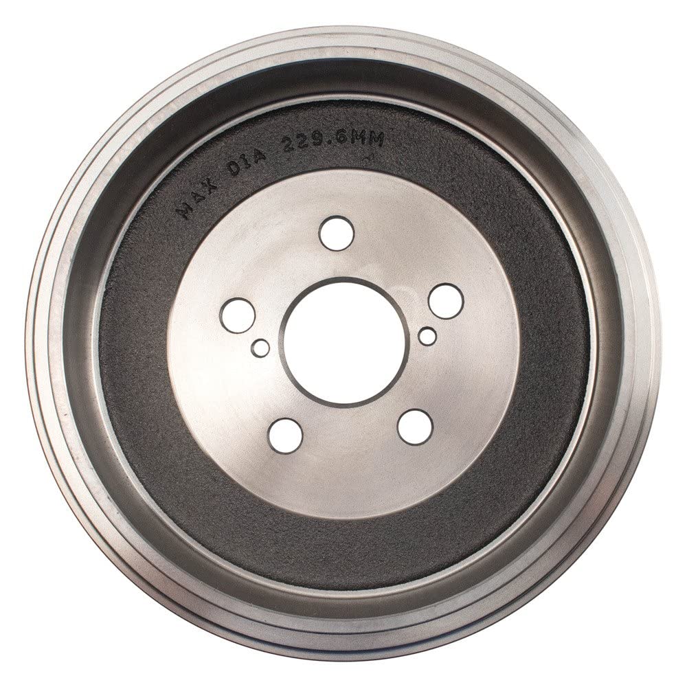 Trq Rear Brake Drum Pair Set Compatible With 2003-2008 Toyota Matrix / 2003-2008 Pontiac Vibe