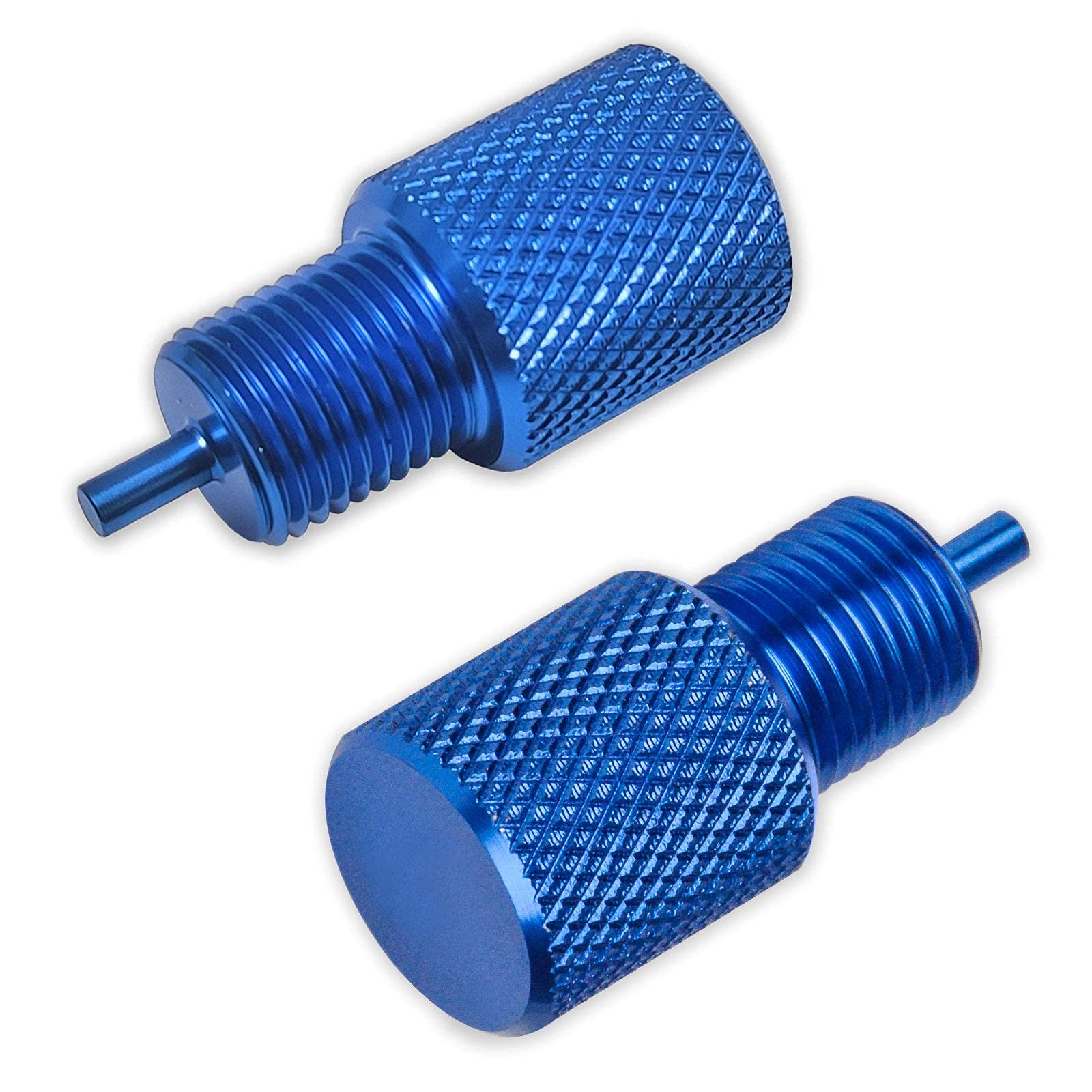 WISPAUSU Brake Proportioning Valve Bleeder Tool, Metal, Compatible with GM PV2 PV4, Blue