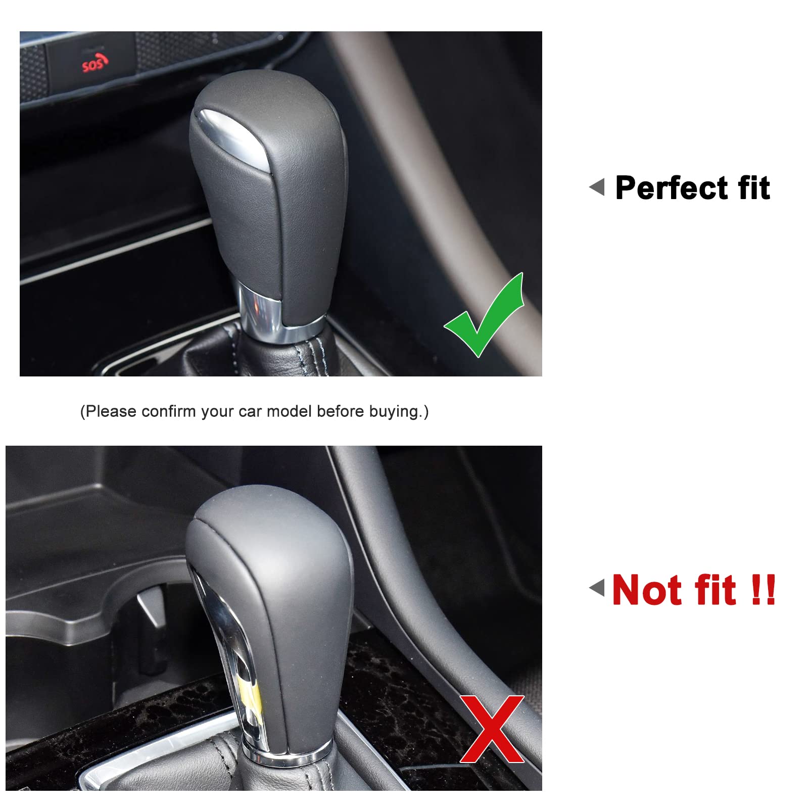 ANFOKAS for Mazda 3 6 CX-5 CX-3 CX-9 Accessories Car Auto Gear Shift Knob Cover Trim Cap Gear Panel Gears Interior Decoration St