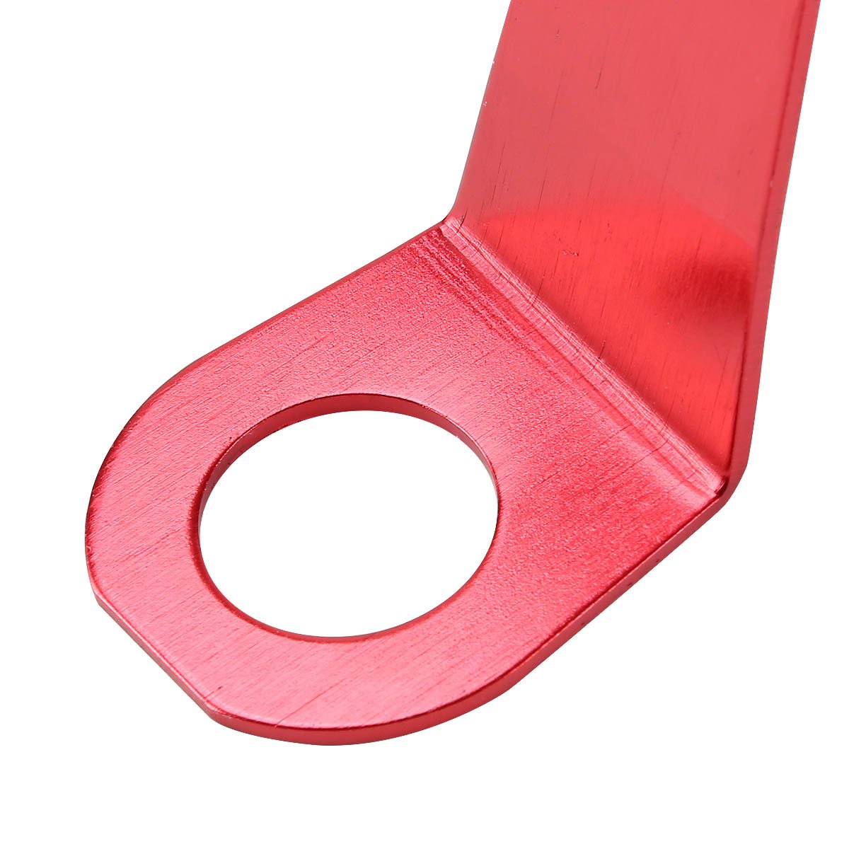 Compatible With Honda Civic Eg Billet Aluminum Radiator Stay Mount Bracket+Washer (Red)